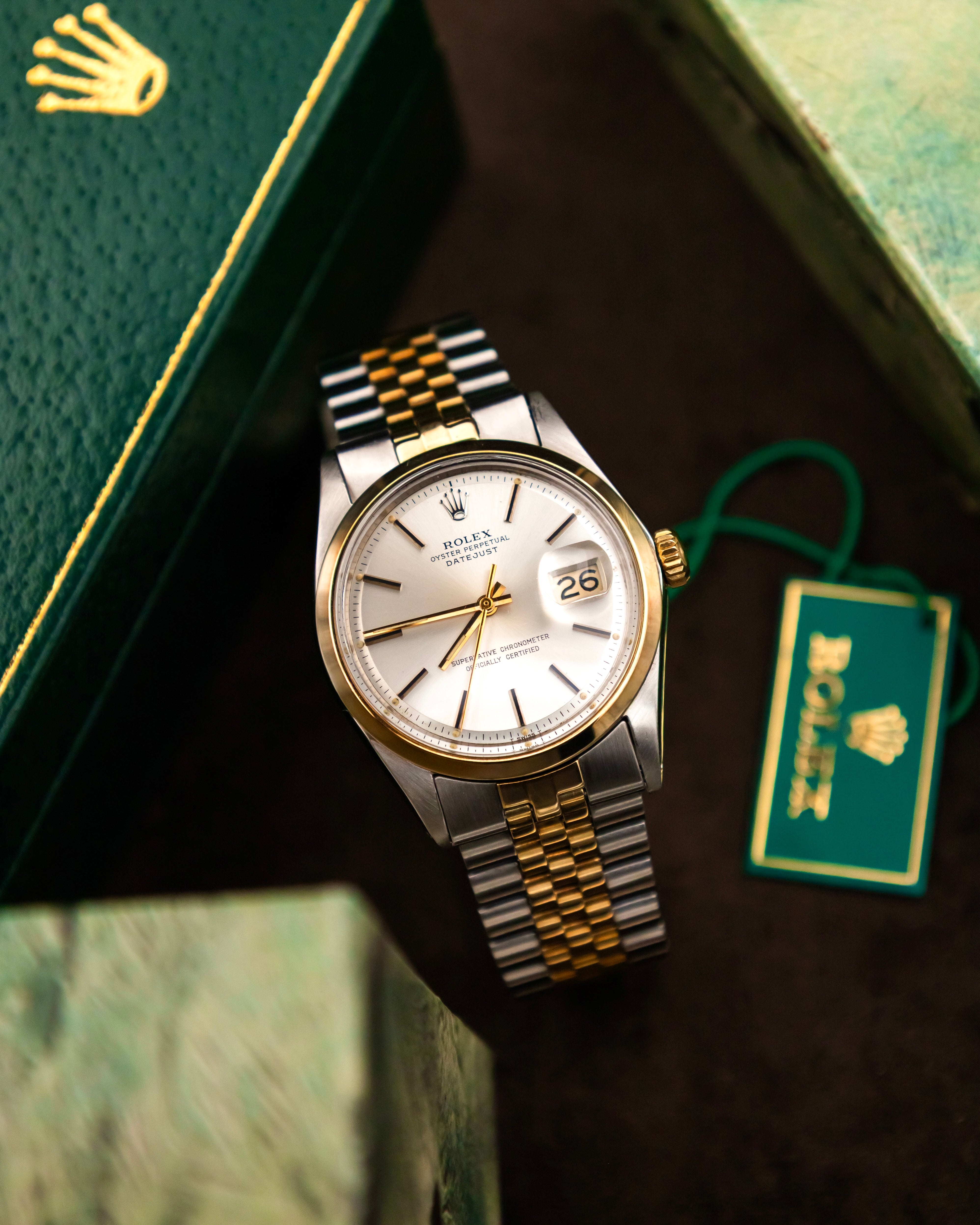 Rolex 1600 Datejust Two-Tone - White Dial