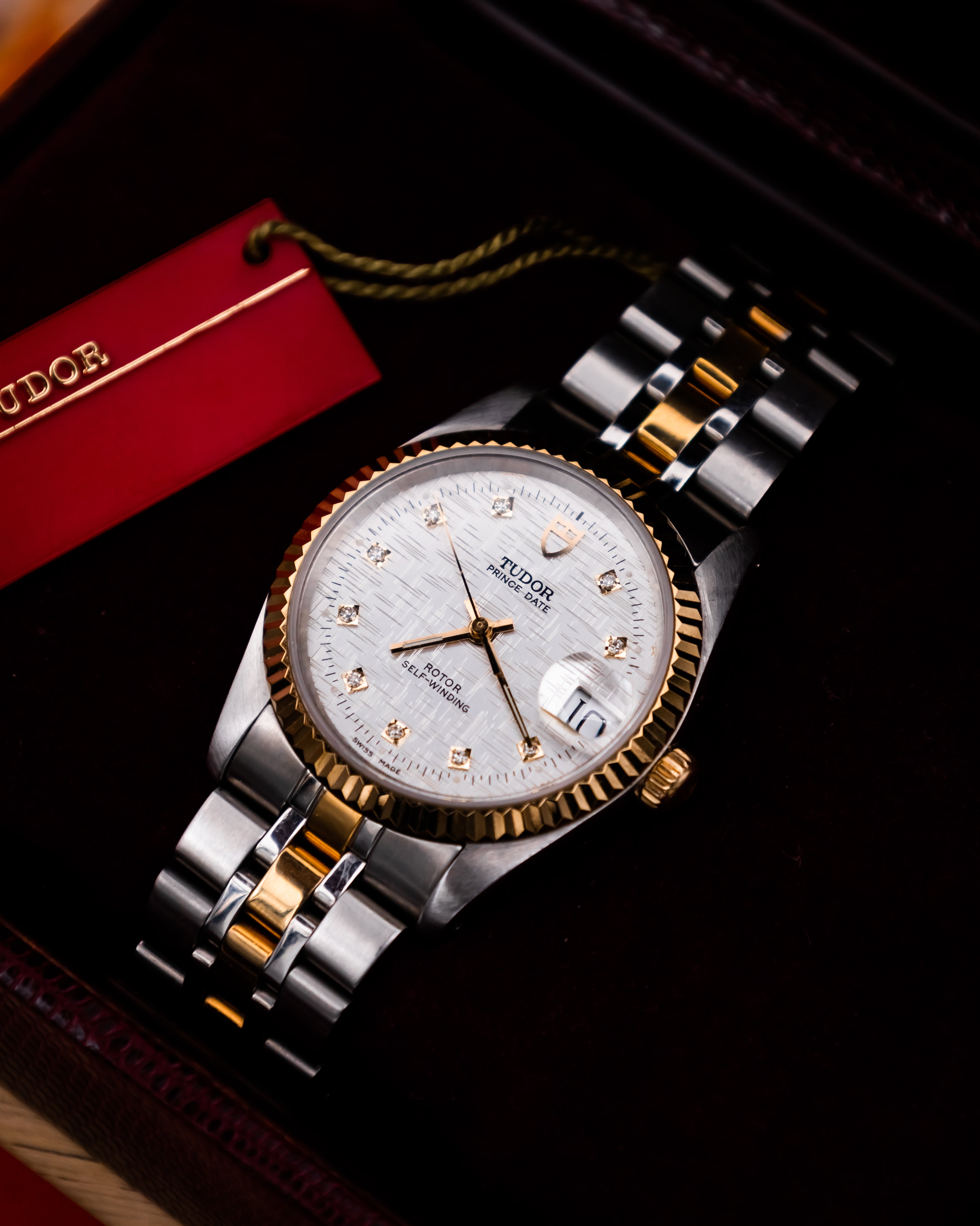 Tudor 74033 Prince Date - Daimond dial
