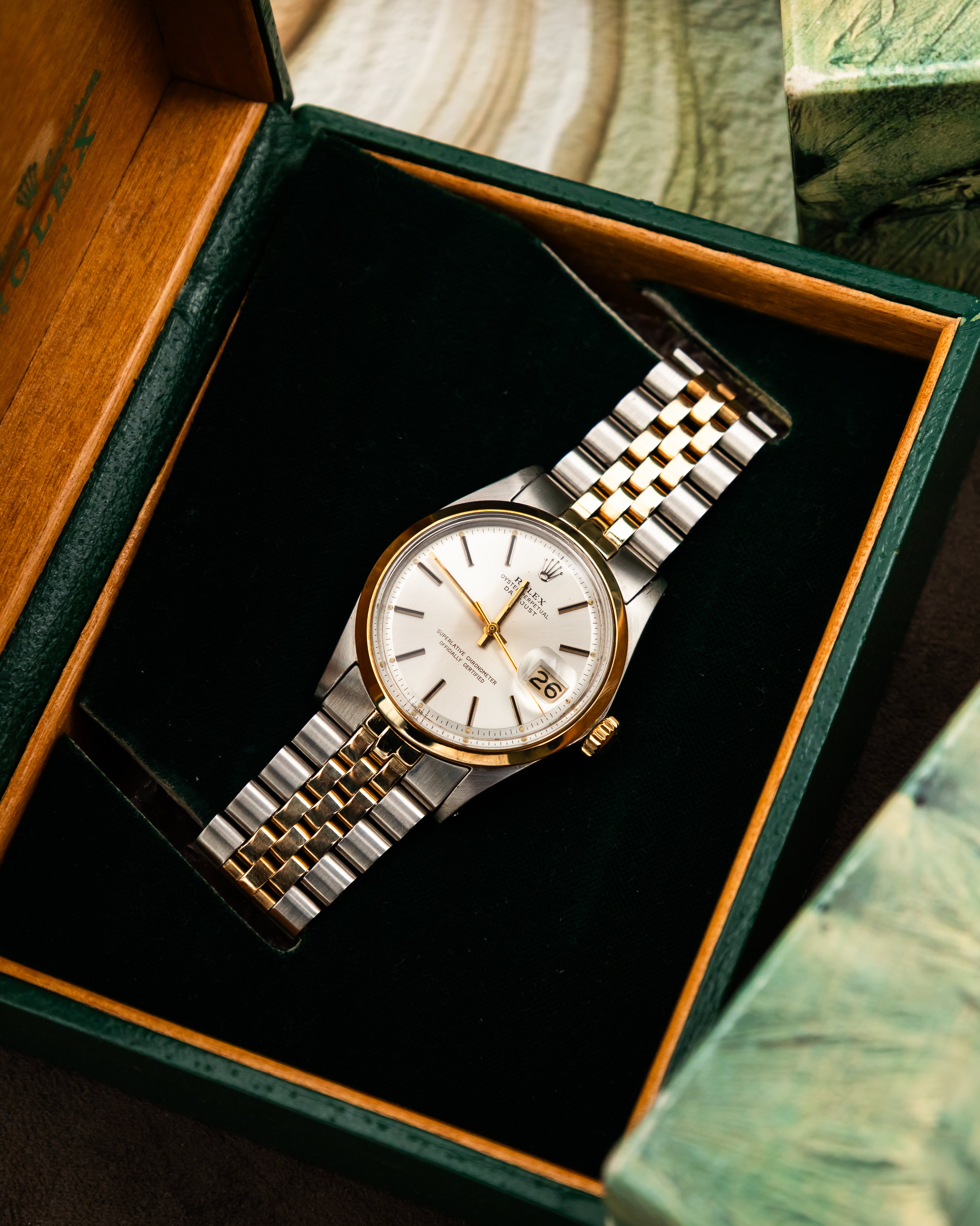 Rolex 1600 Datejust Two-Tone - White Dial