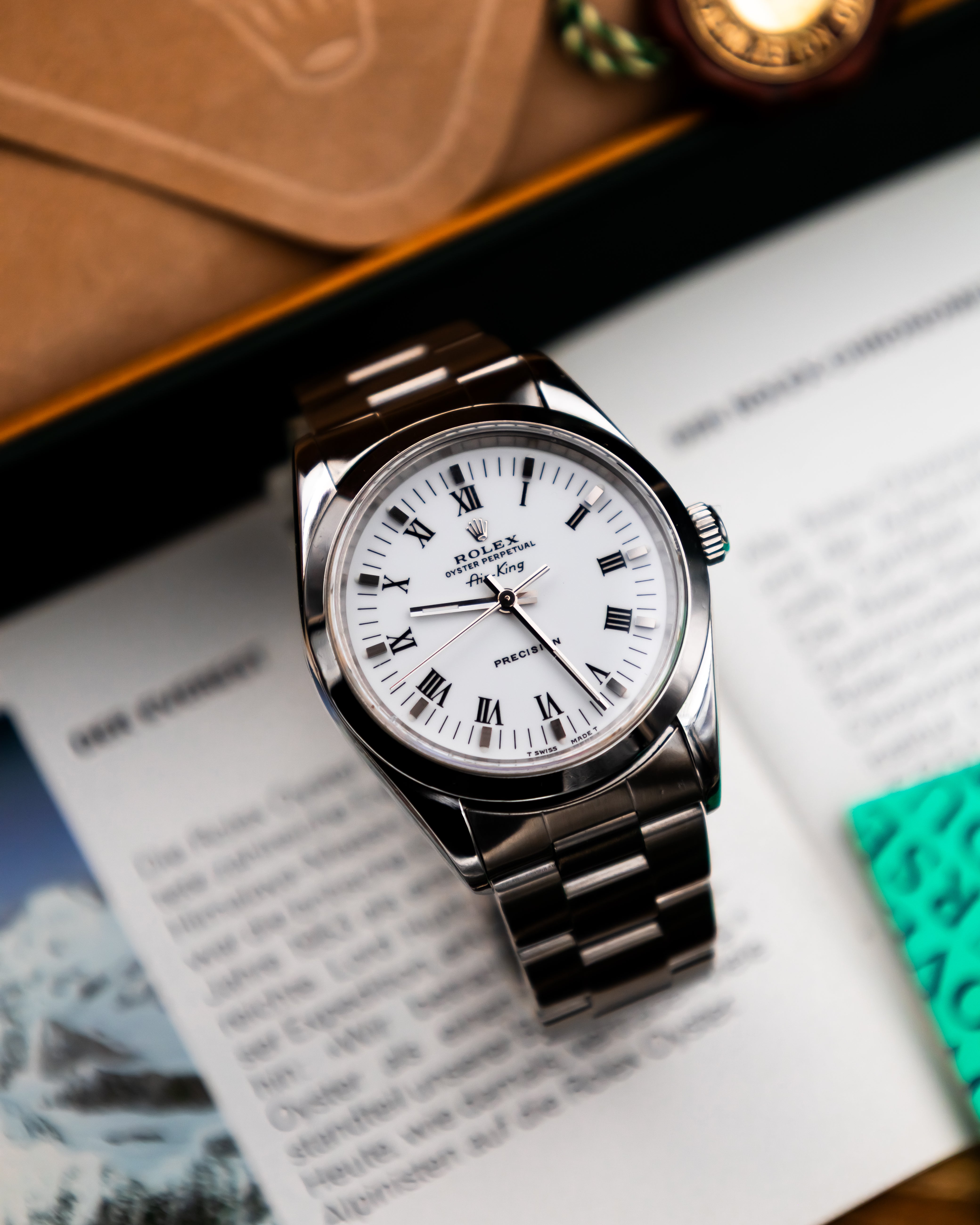 Rolex 14000 Air-king - White dial