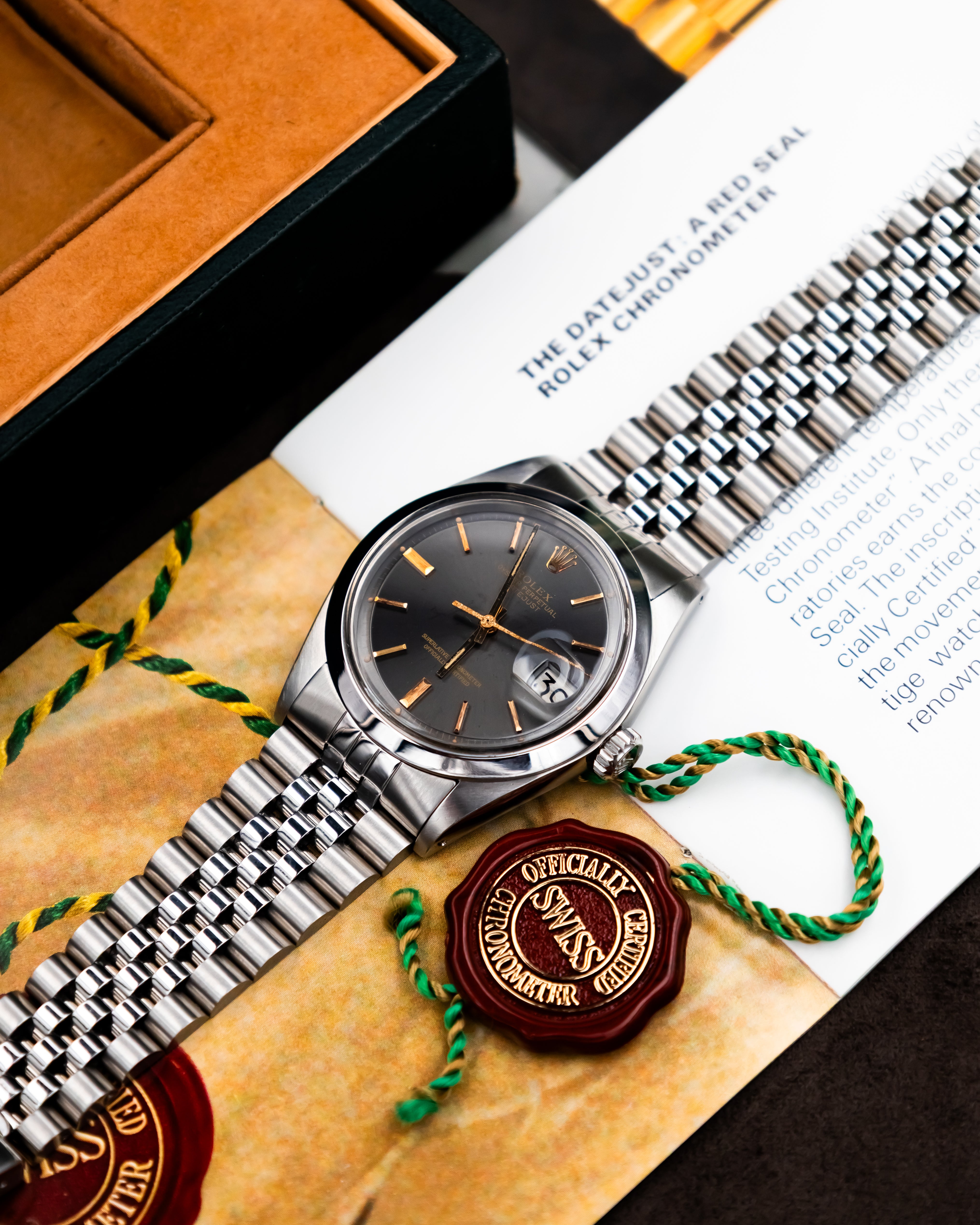 Rolex 1600 Perpetual Datejust - Anthracite Dial