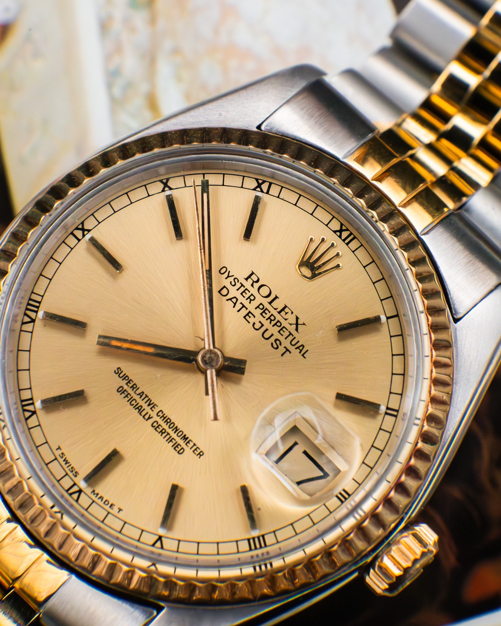 Rolex 16013 Perpetual Datejust - Roman numerals dial