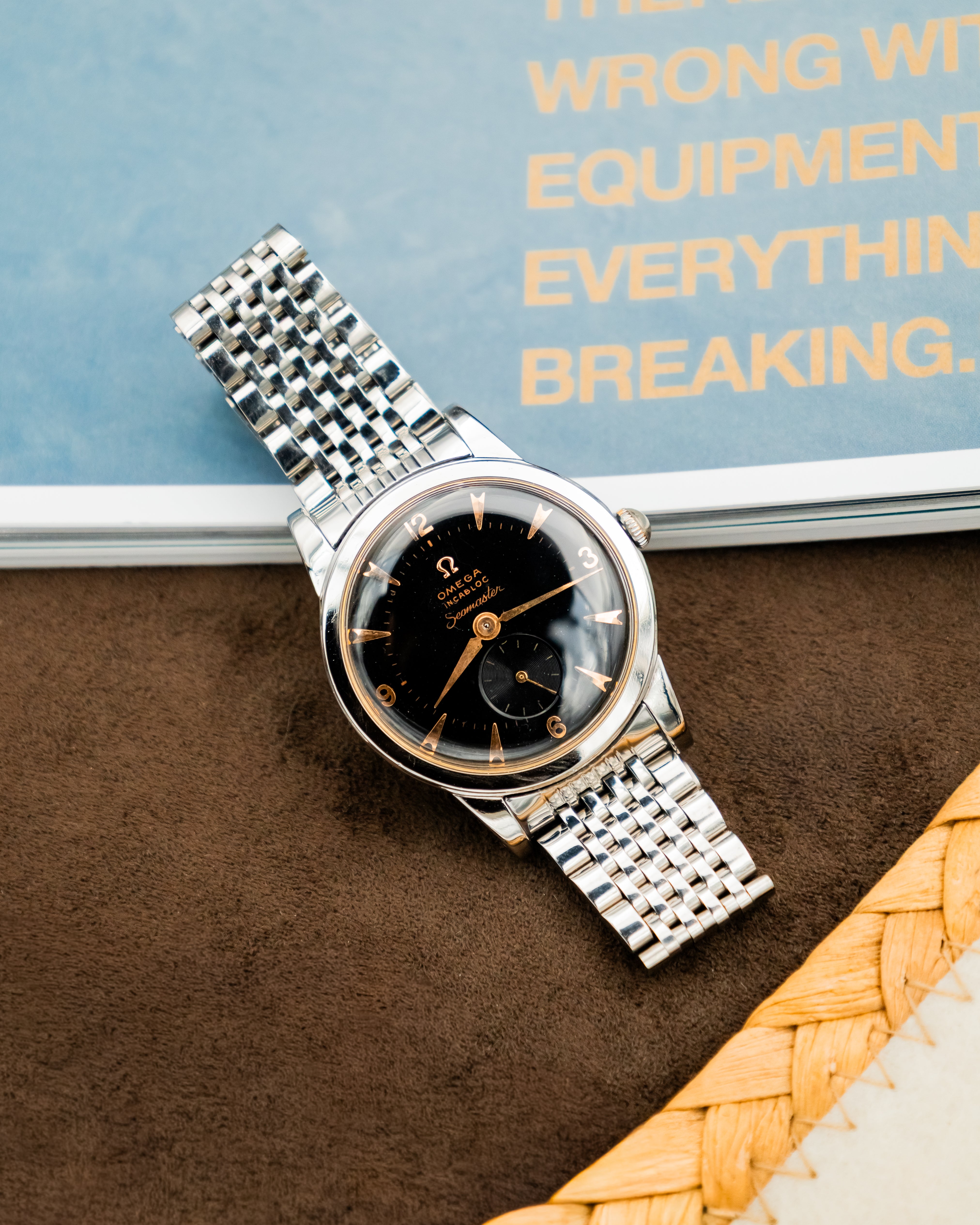 Omega 2657-1 Seamaster Bumper - Black Dial