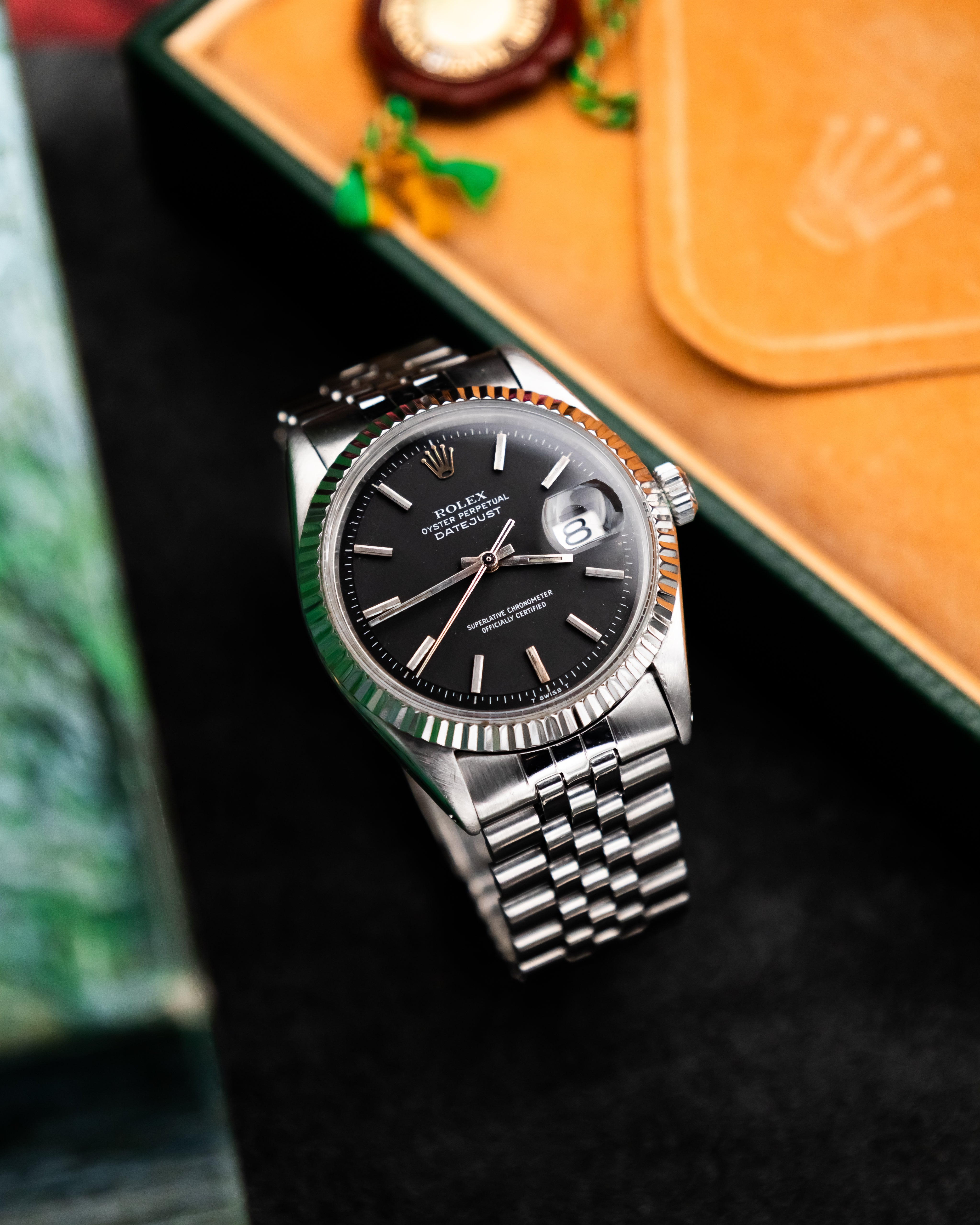 Rolex 1603 Perpetual Datejust - black dial