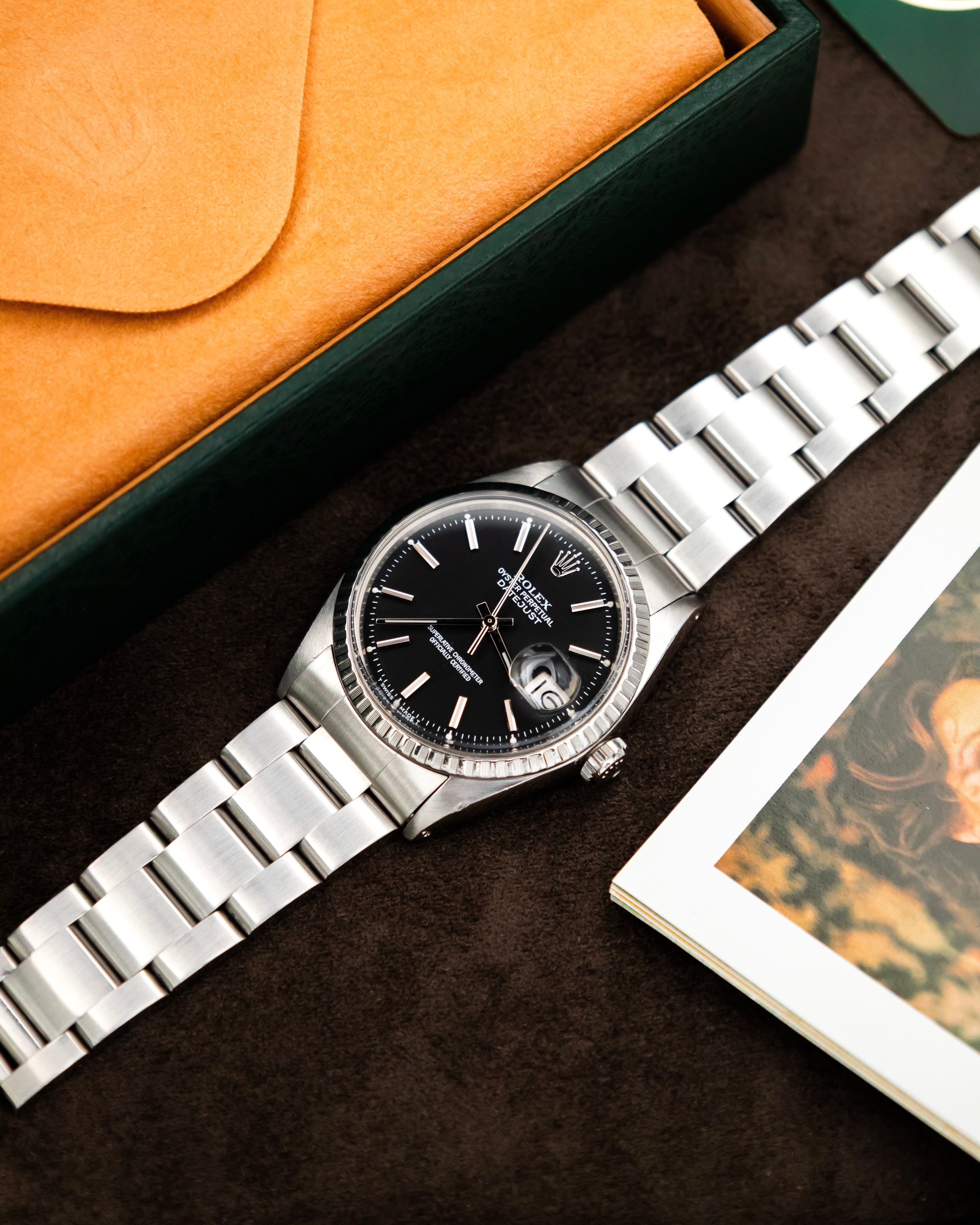 Rolex 1603 Perpetual Datejust - Black Dial