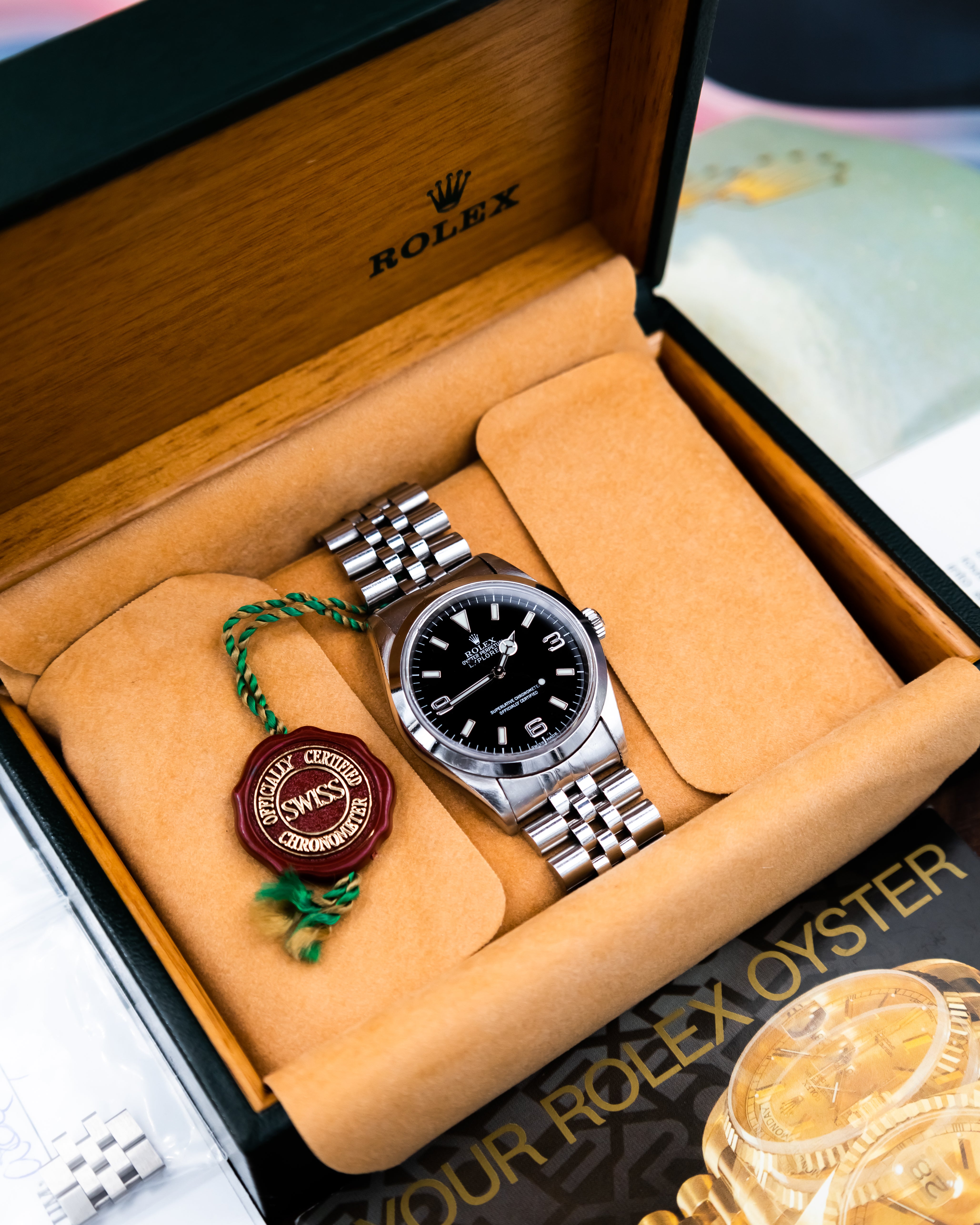 Rolex 14270 Explorer - SWISS black dial