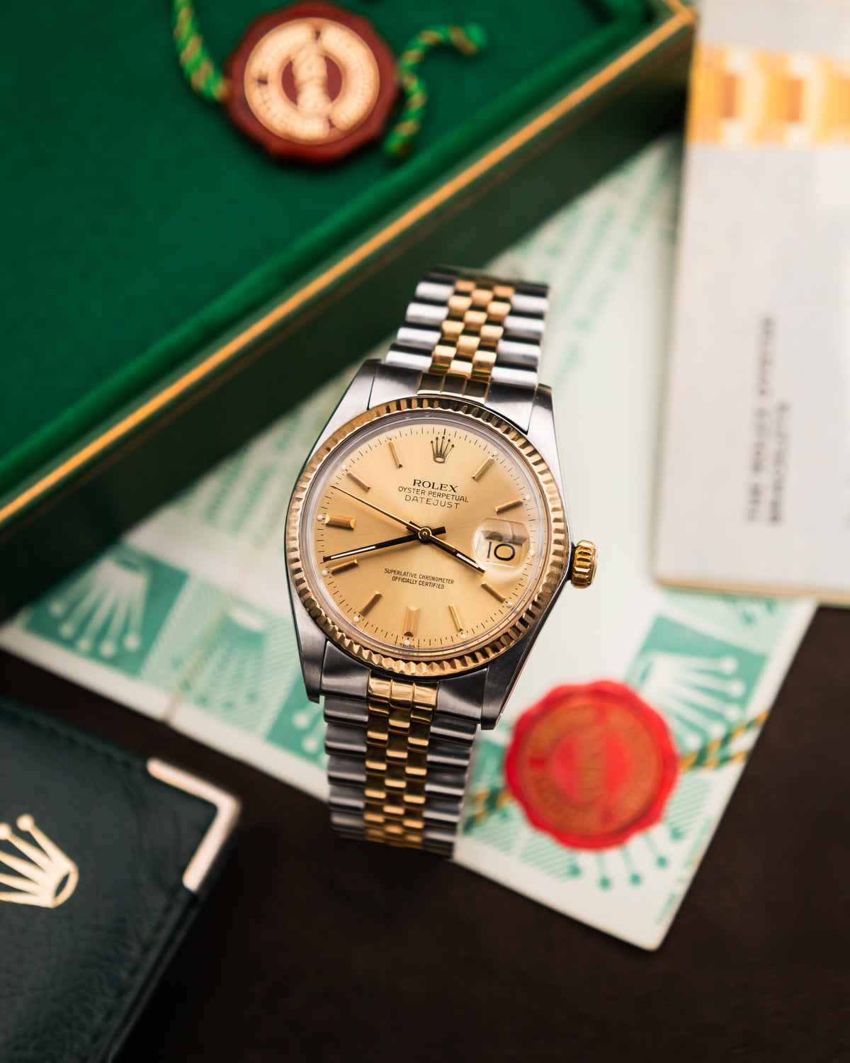 Rolex 16013 Perpetual Datejust - Champagne dial