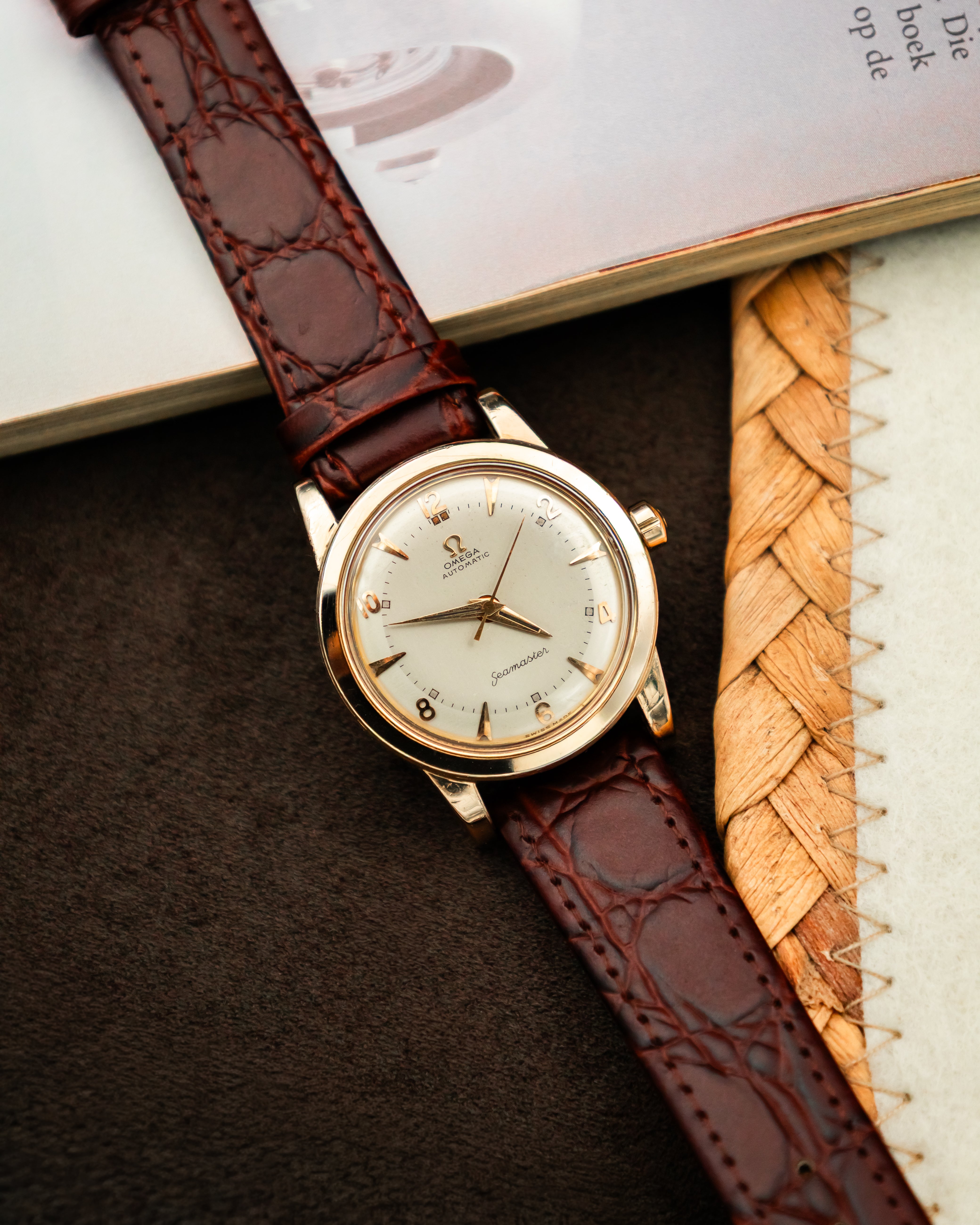 Omega 2577-11 SC Seamaster Bumper - two-tone champagne dial