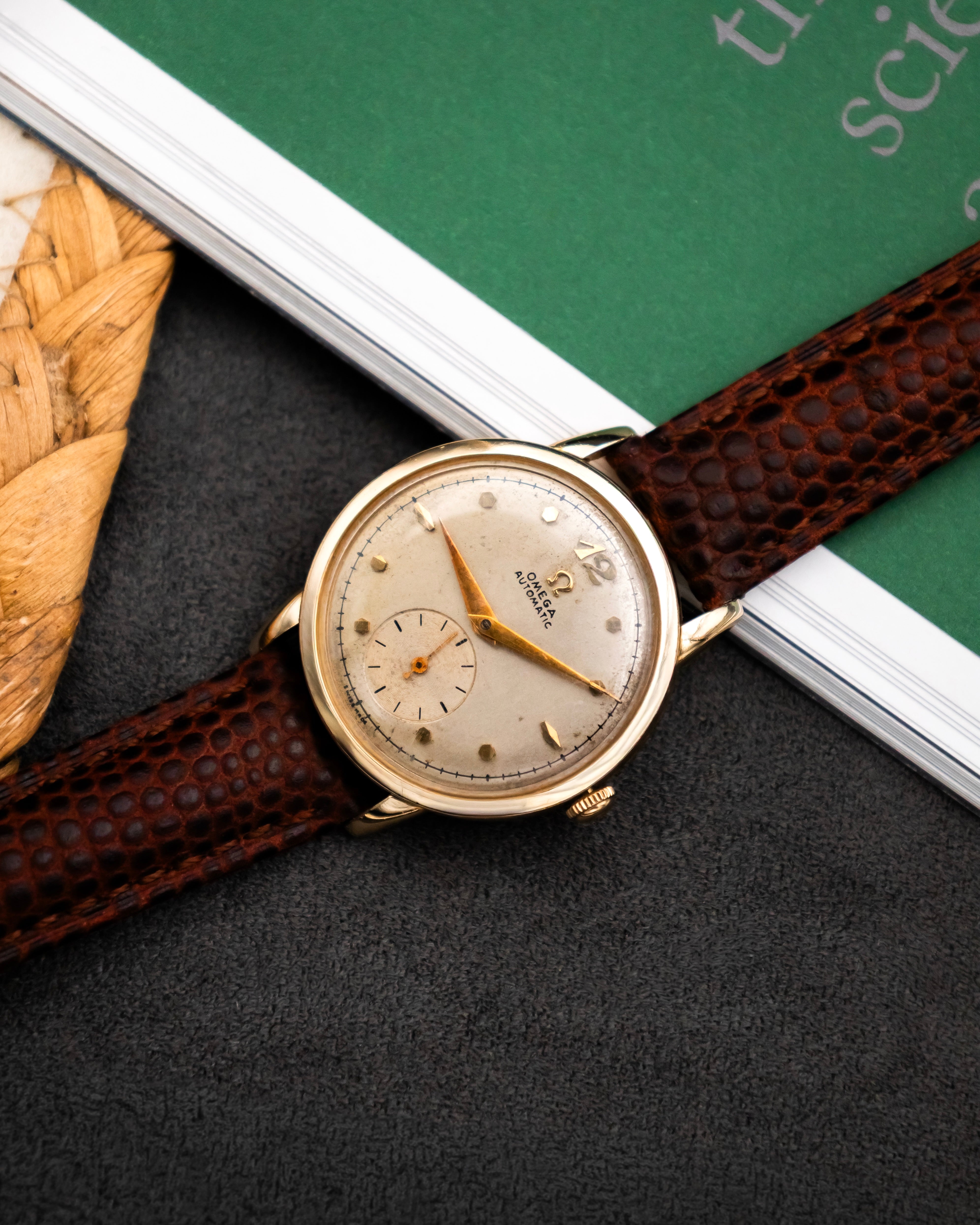 Omega F6212 Automatic Bumper - Ivory Dial