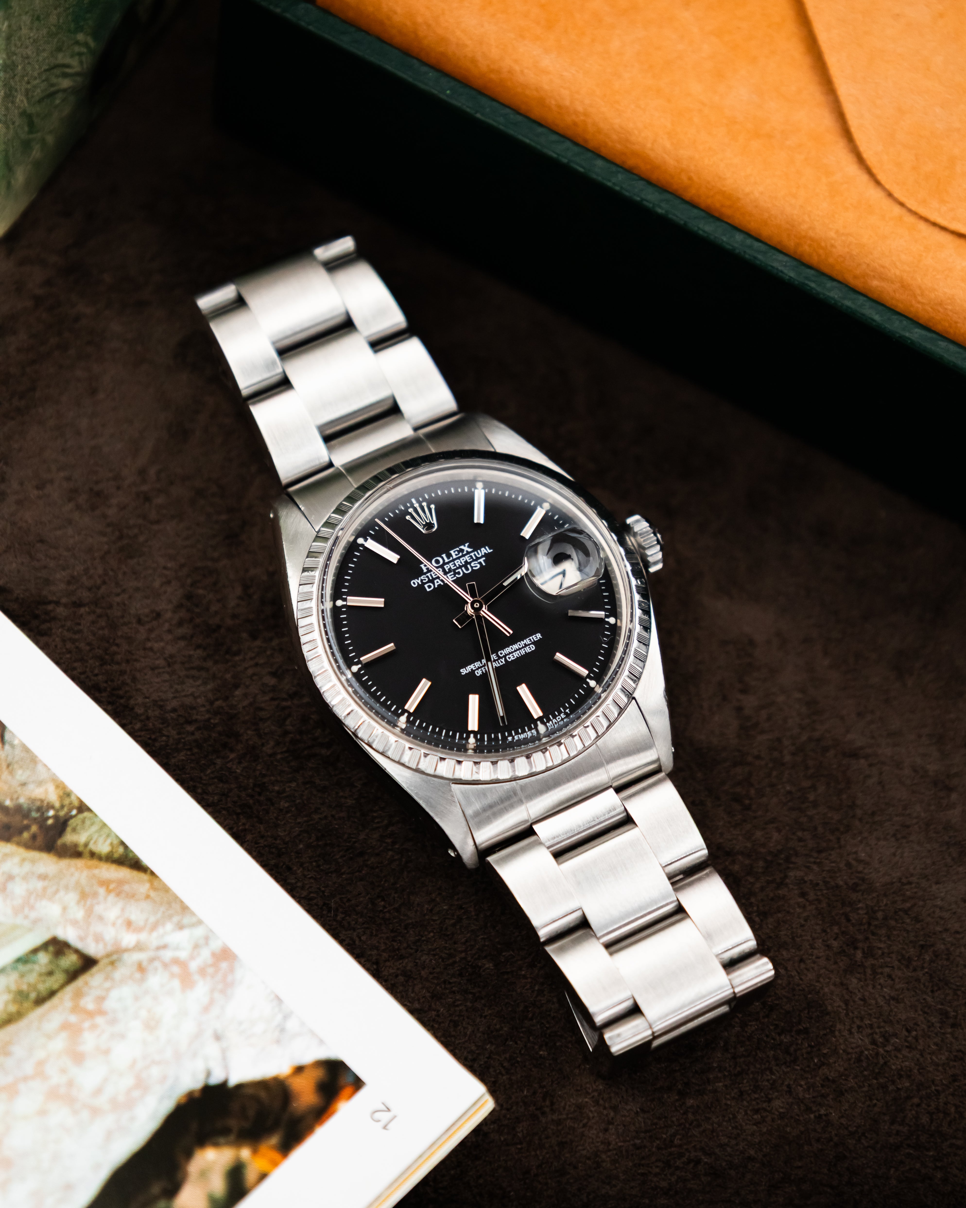 Rolex 1603 Perpetual Datejust - Black Dial