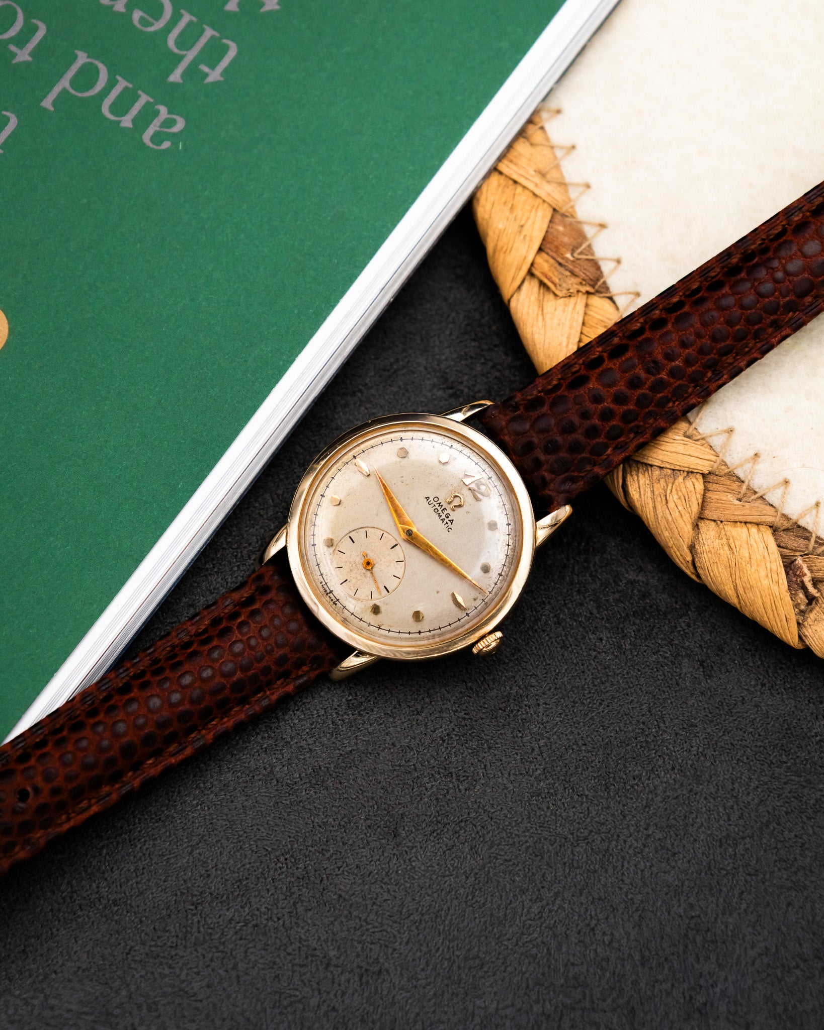Omega F6212 Automatic Bumper - Ivory Dial