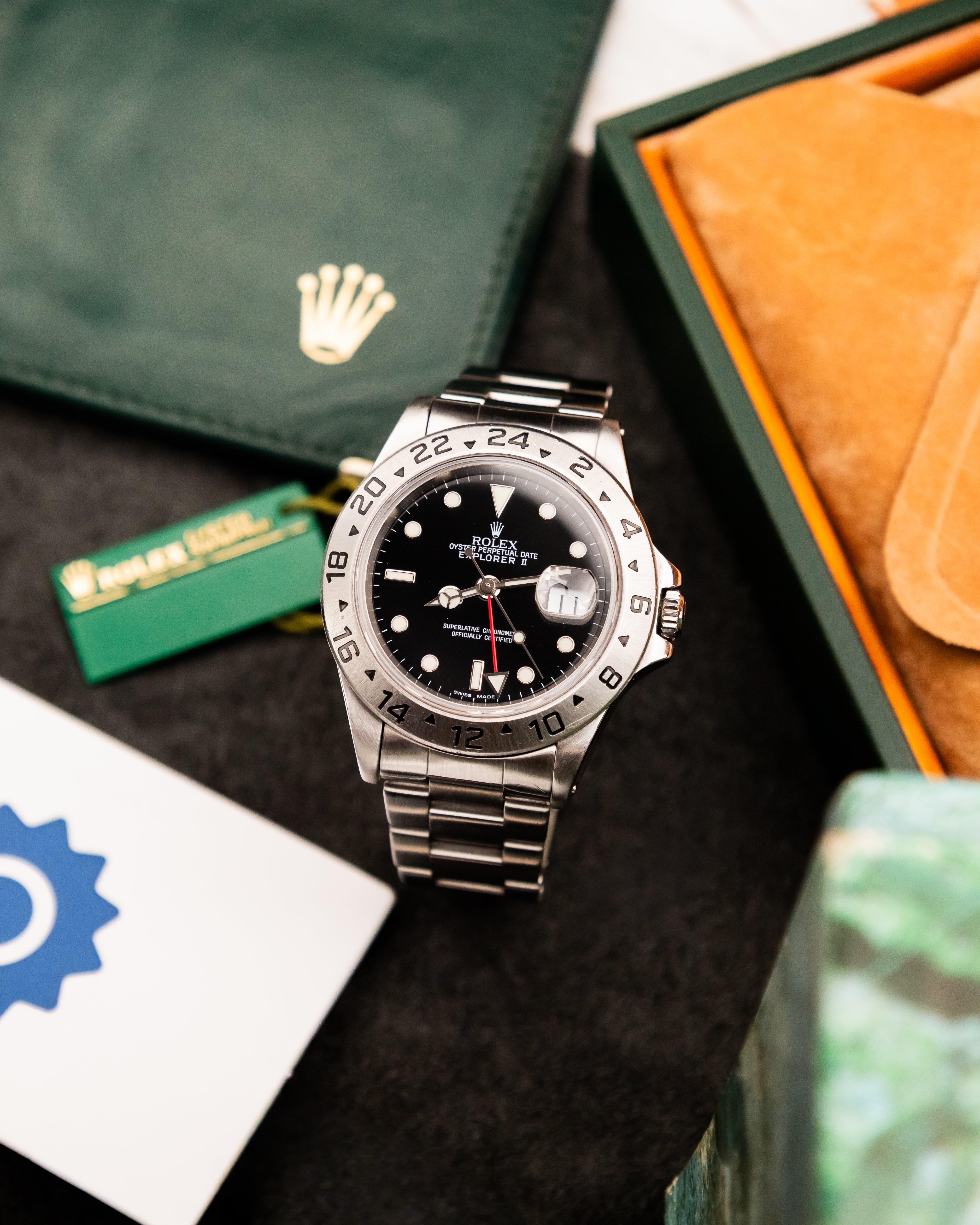 Rolex 16570 Explorer II - Black Dial