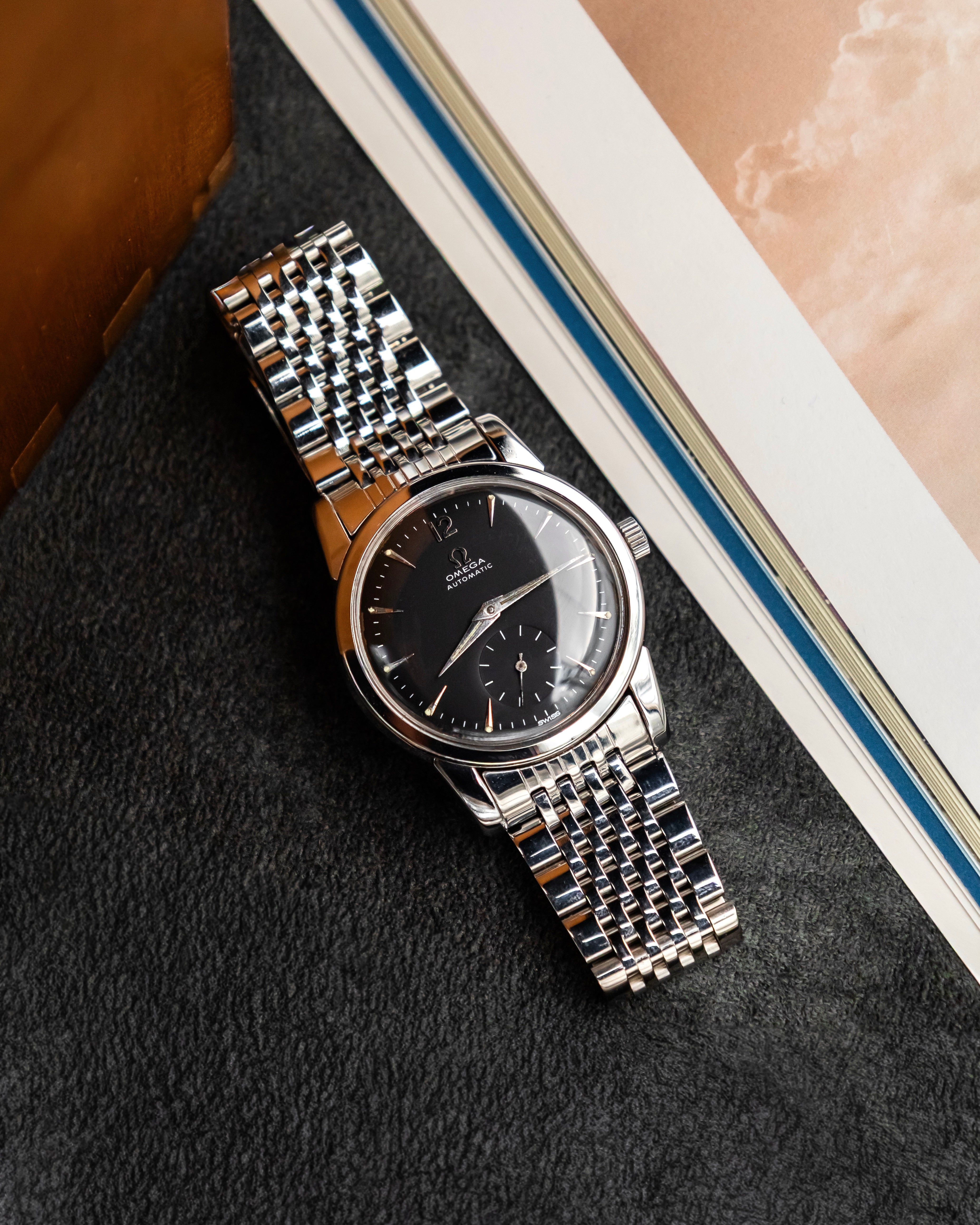 Omega 2848-1 Seamaster Sub-Second - Black Dial