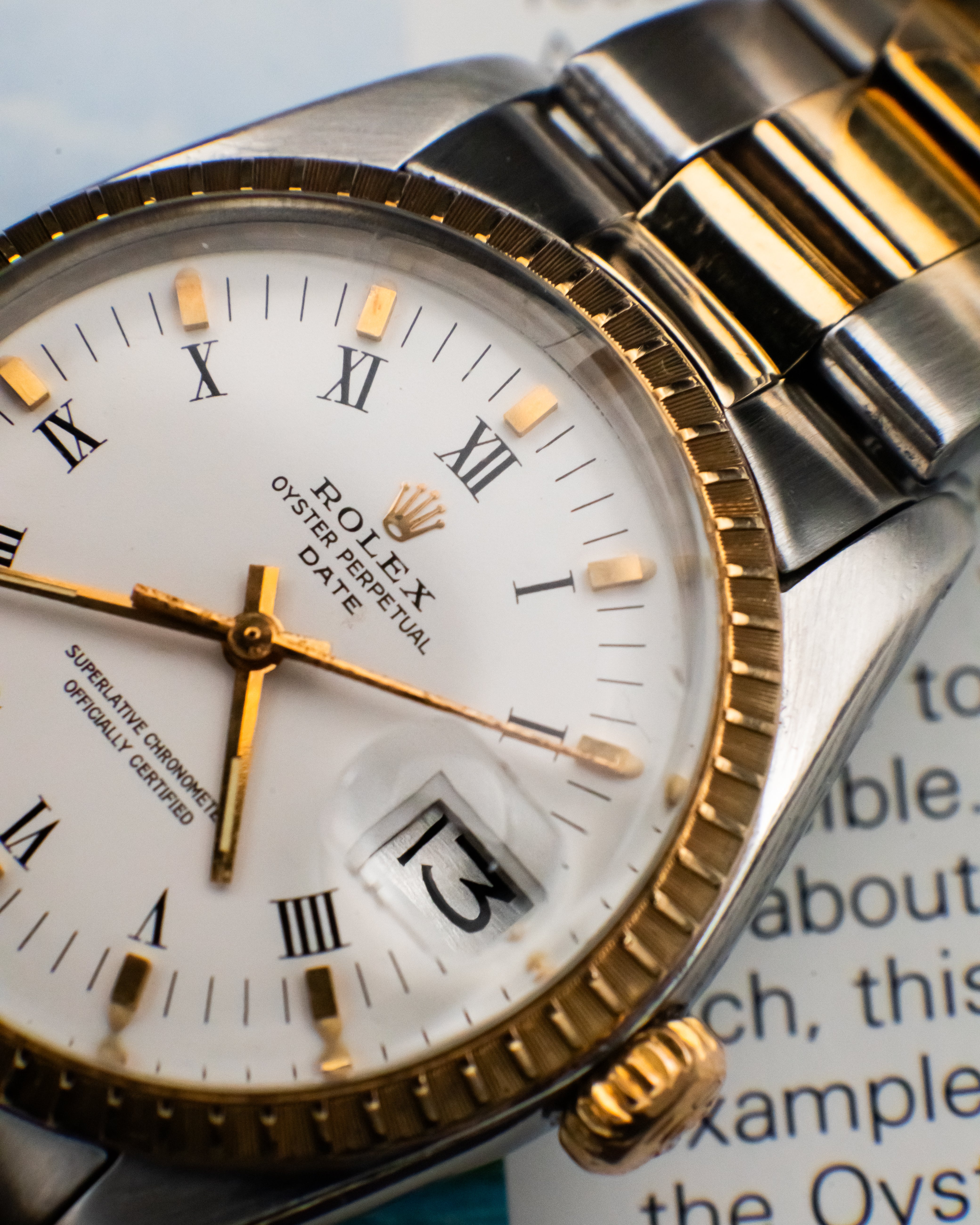 Rolex 1505 Perpetual Date - Roman Dial
