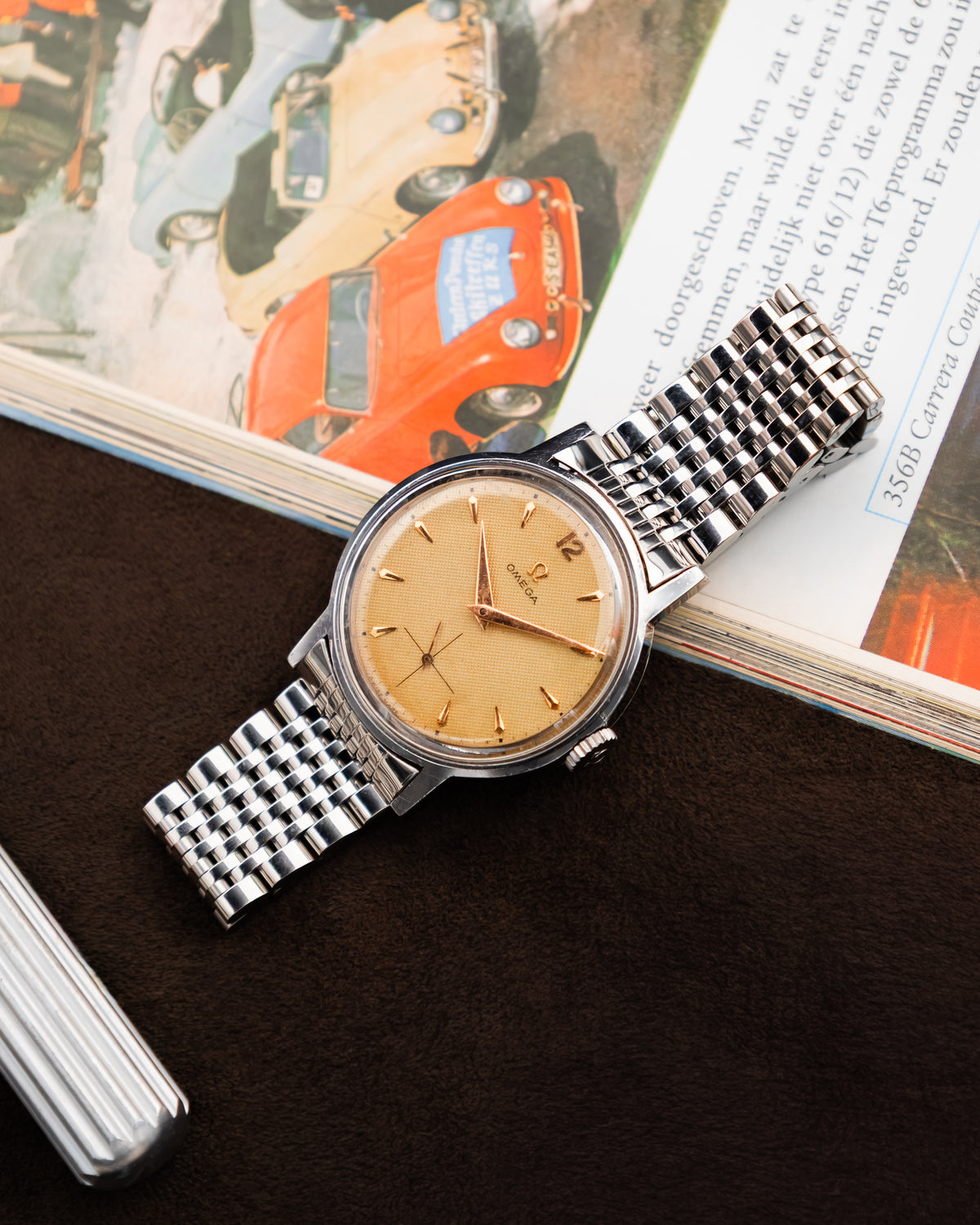 Omega 125.003-62 Seamaster Sub-Second - Waffle Dial