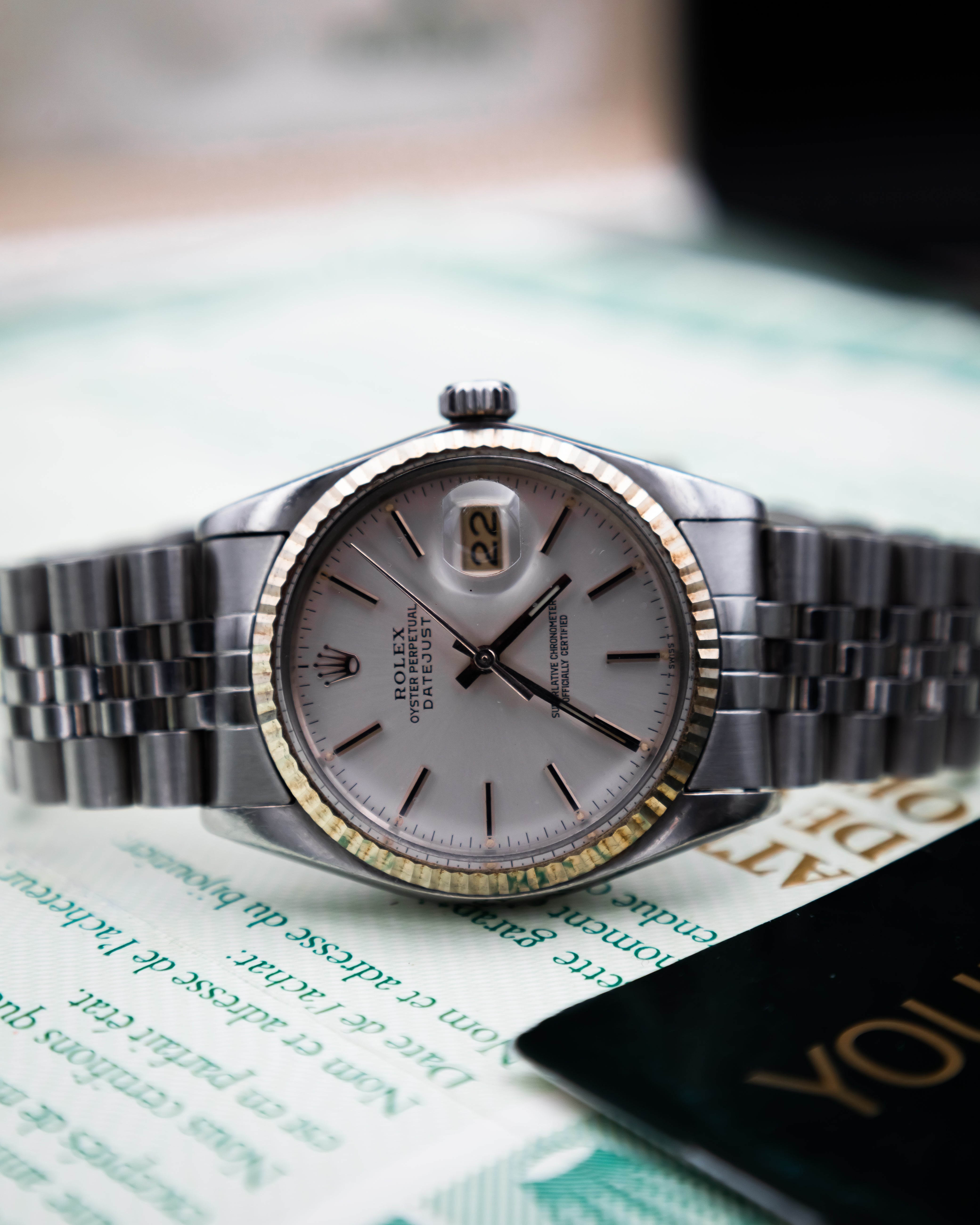 Rolex 16014 Perpetual Datejust - grey dial