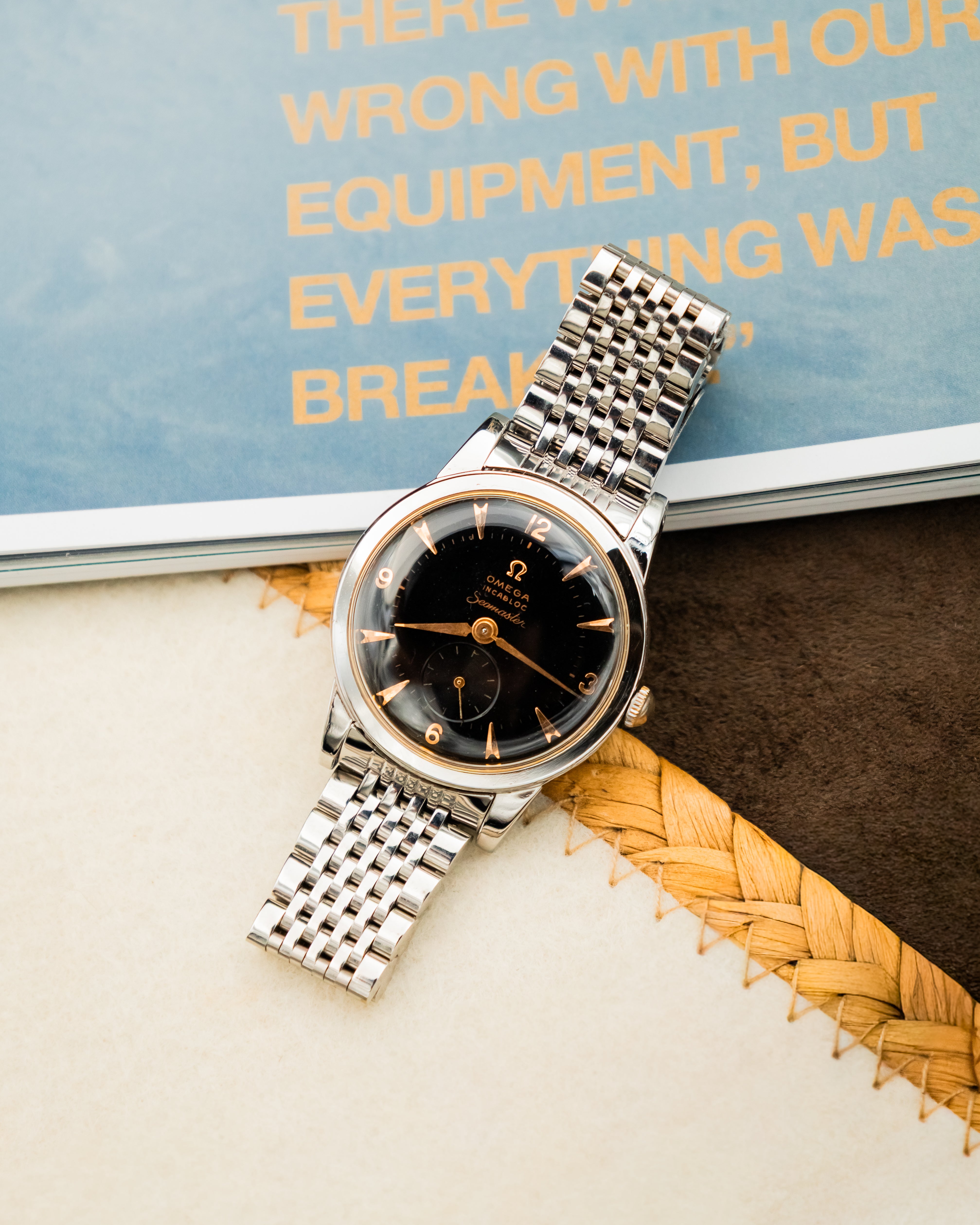 Omega 2657-1 Seamaster Bumper - Black Dial