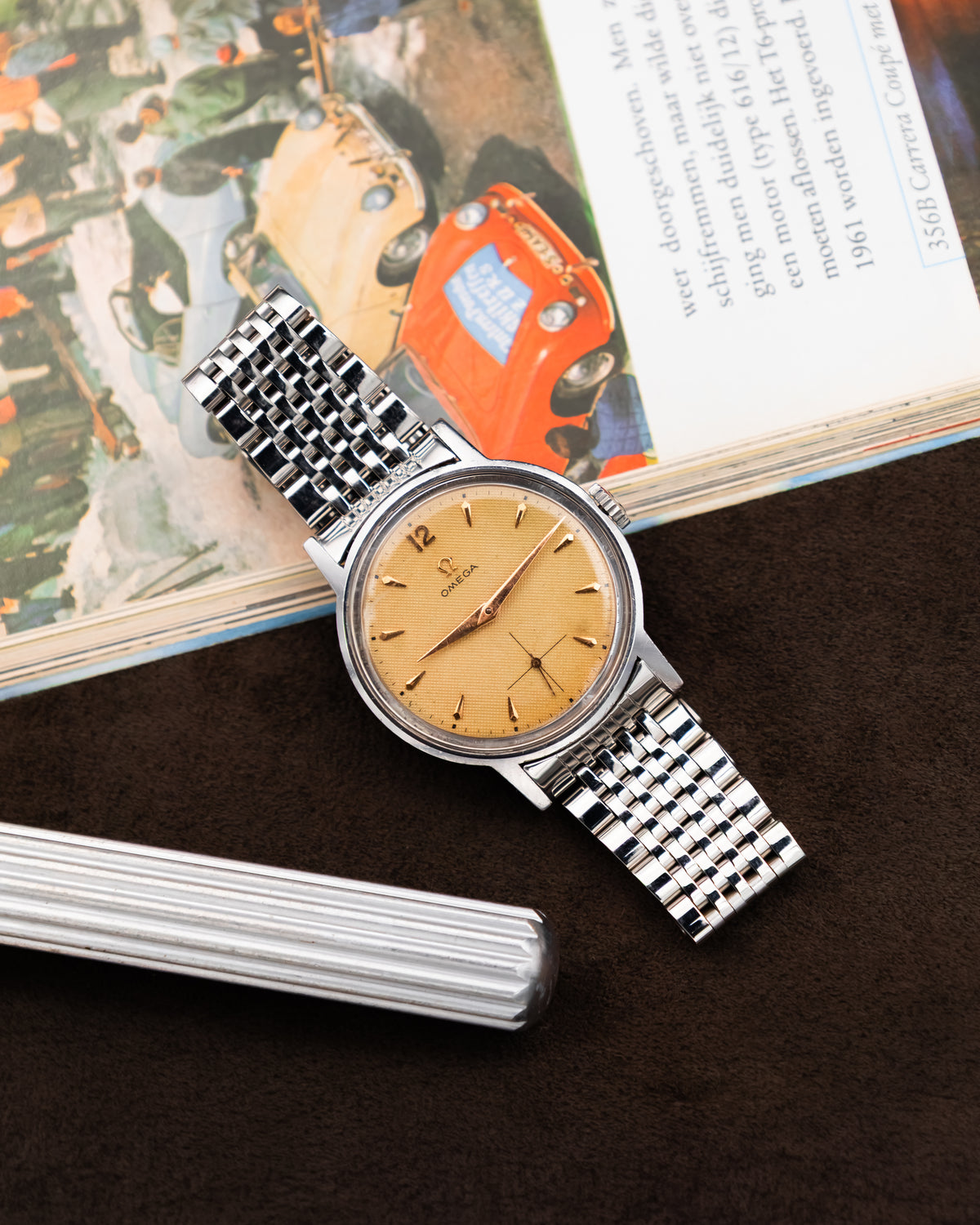 Omega 125.003-62 Seamaster Sub-Second - Waffle Dial
