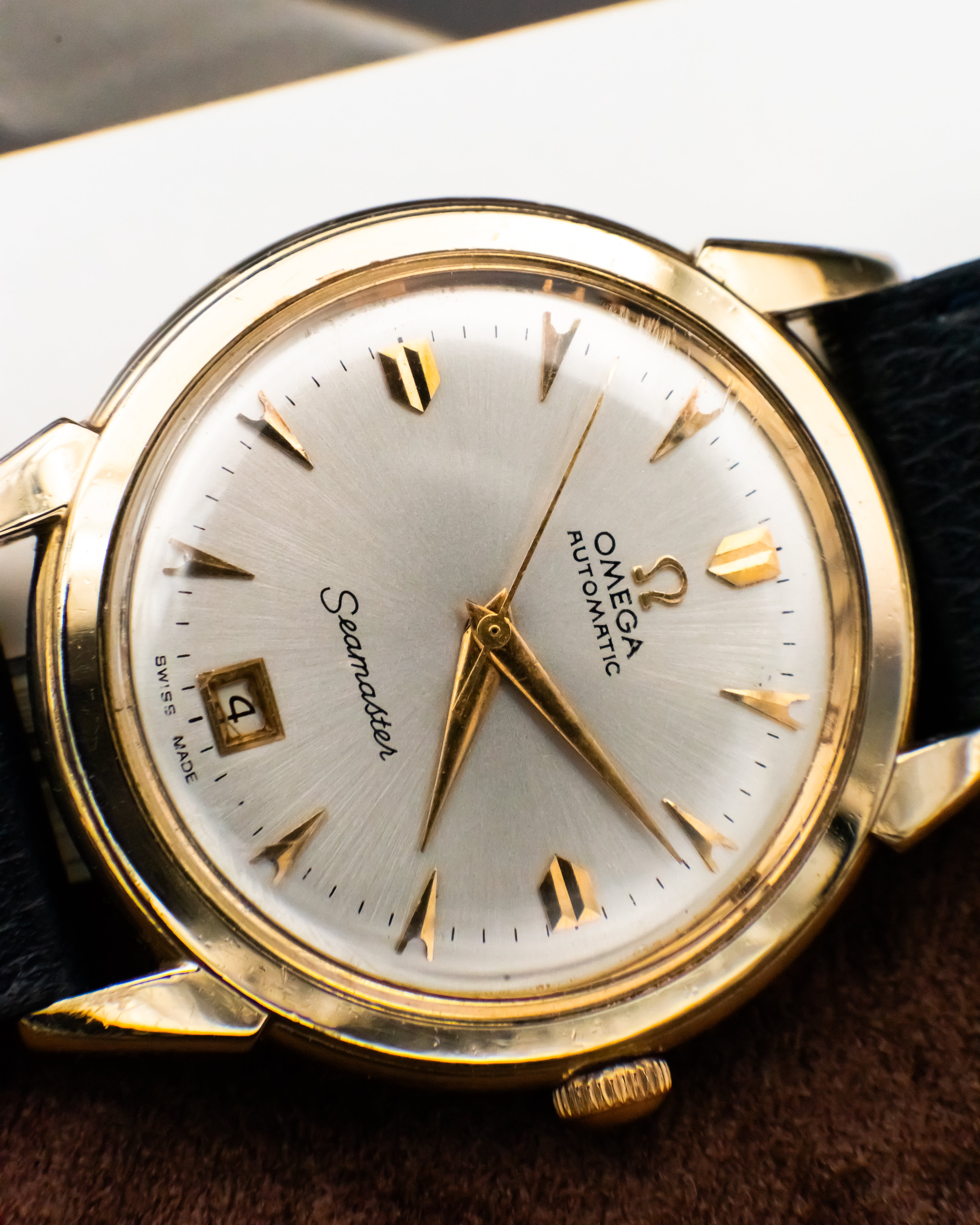 Omega E-14509 Seamaster 14K GF - Champagne Dial