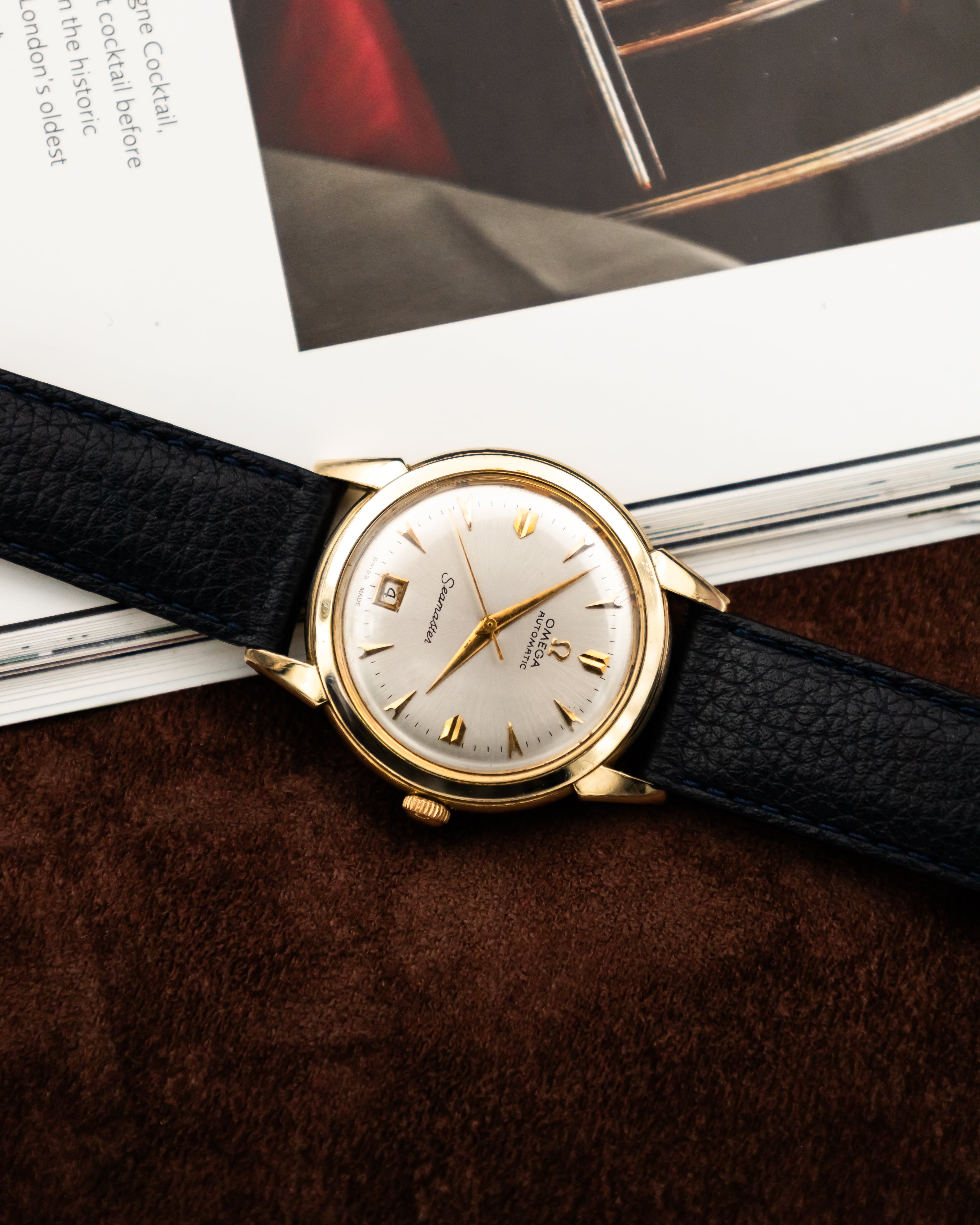 Omega E-14509 Seamaster 14K GF - Champagne Dial