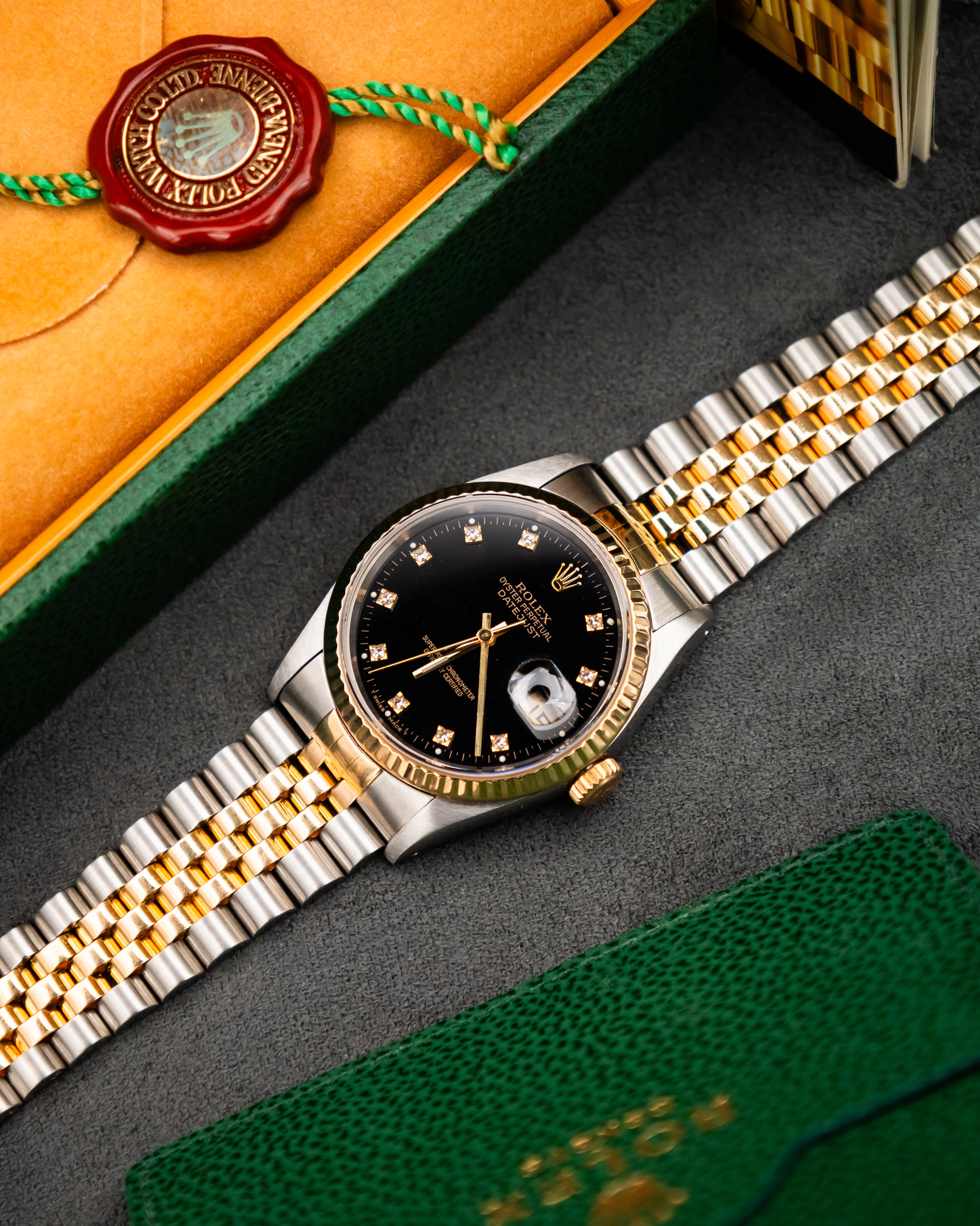 Rolex 16233 Perpetual Datejust - Factory Diamond Set Dial