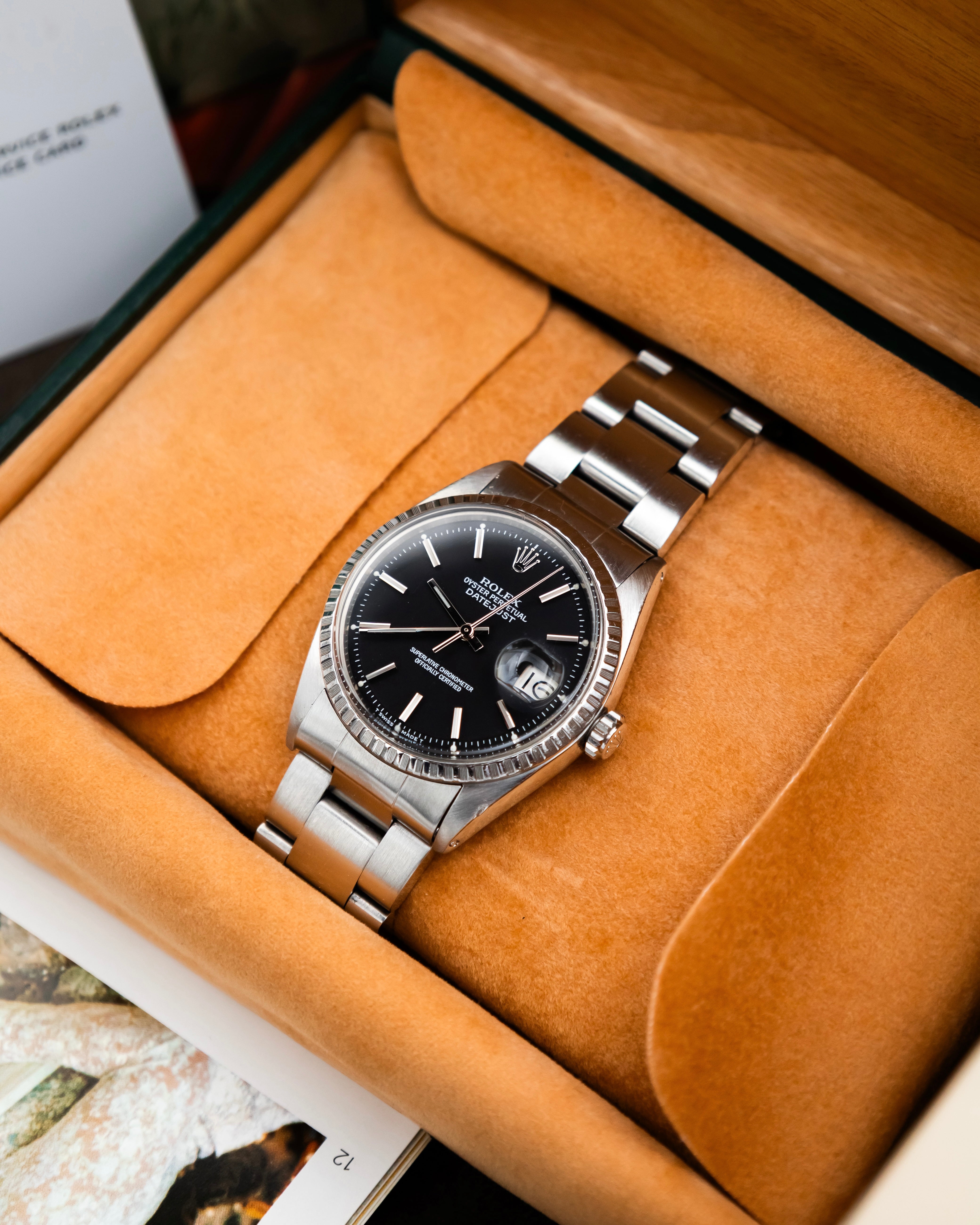 Rolex 1603 Perpetual Datejust - Black Dial