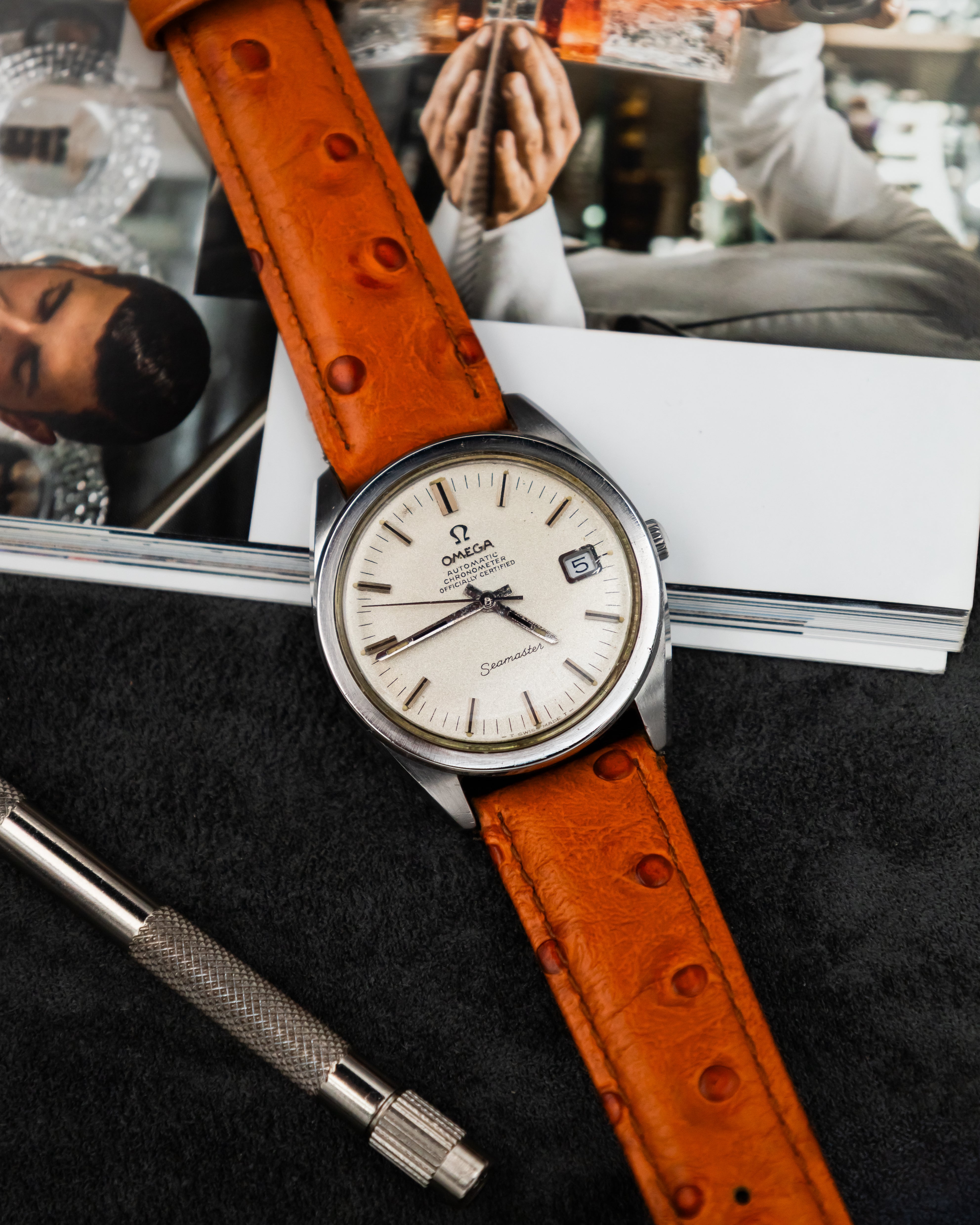 Omega 166.028 Seamaster Chronometer - Silver Dial