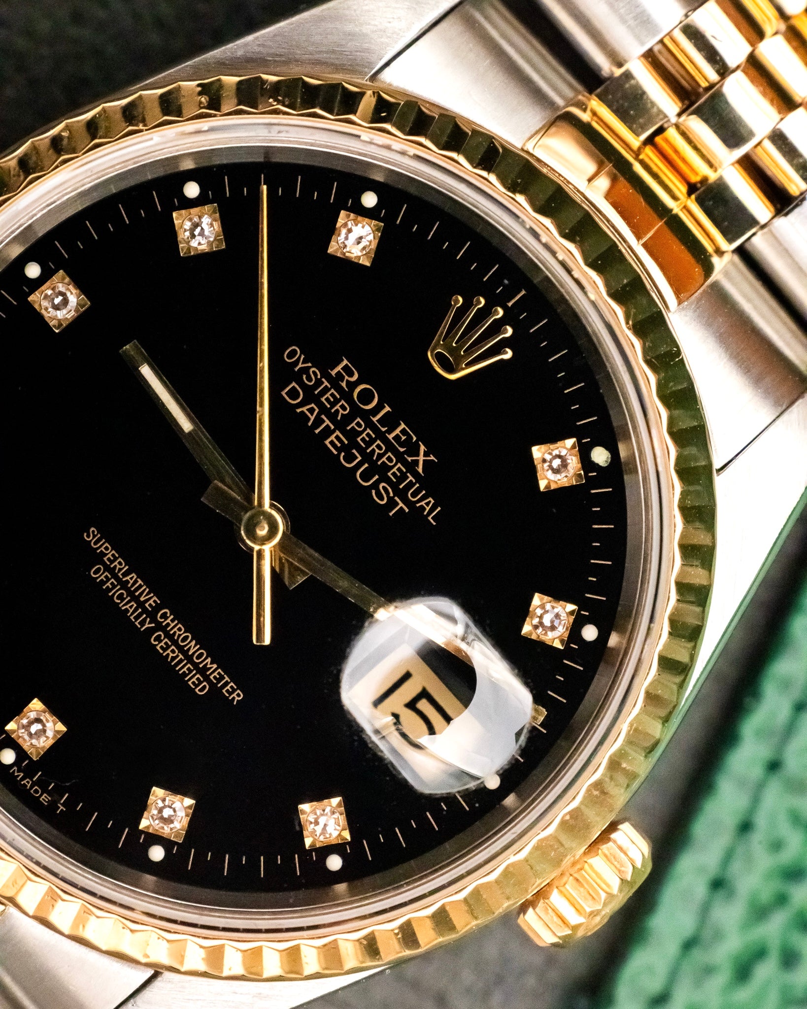 Rolex 16233 Perpetual Datejust - Factory Diamond Set Dial
