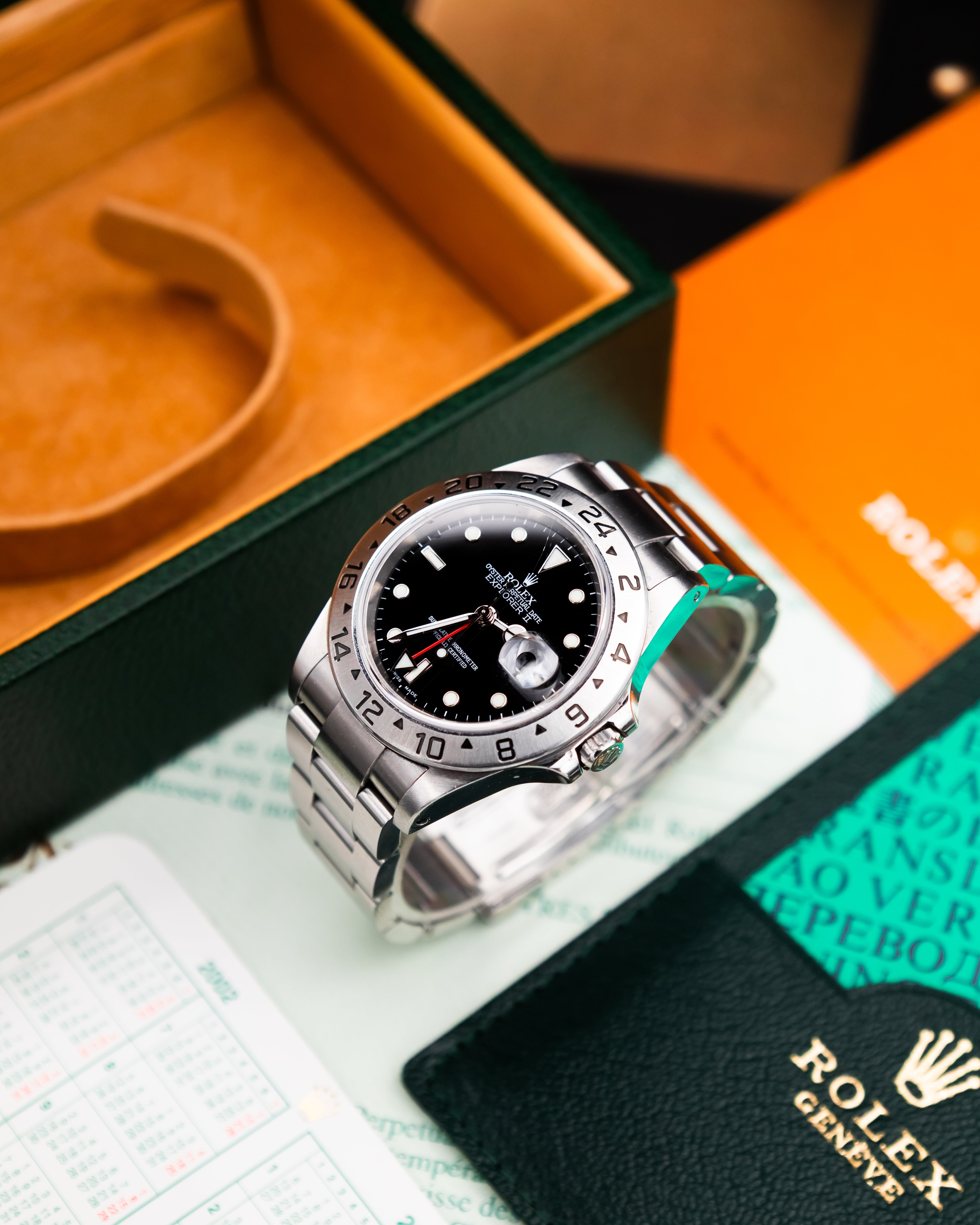 Rolex 16570 Explorer II - Black Dial