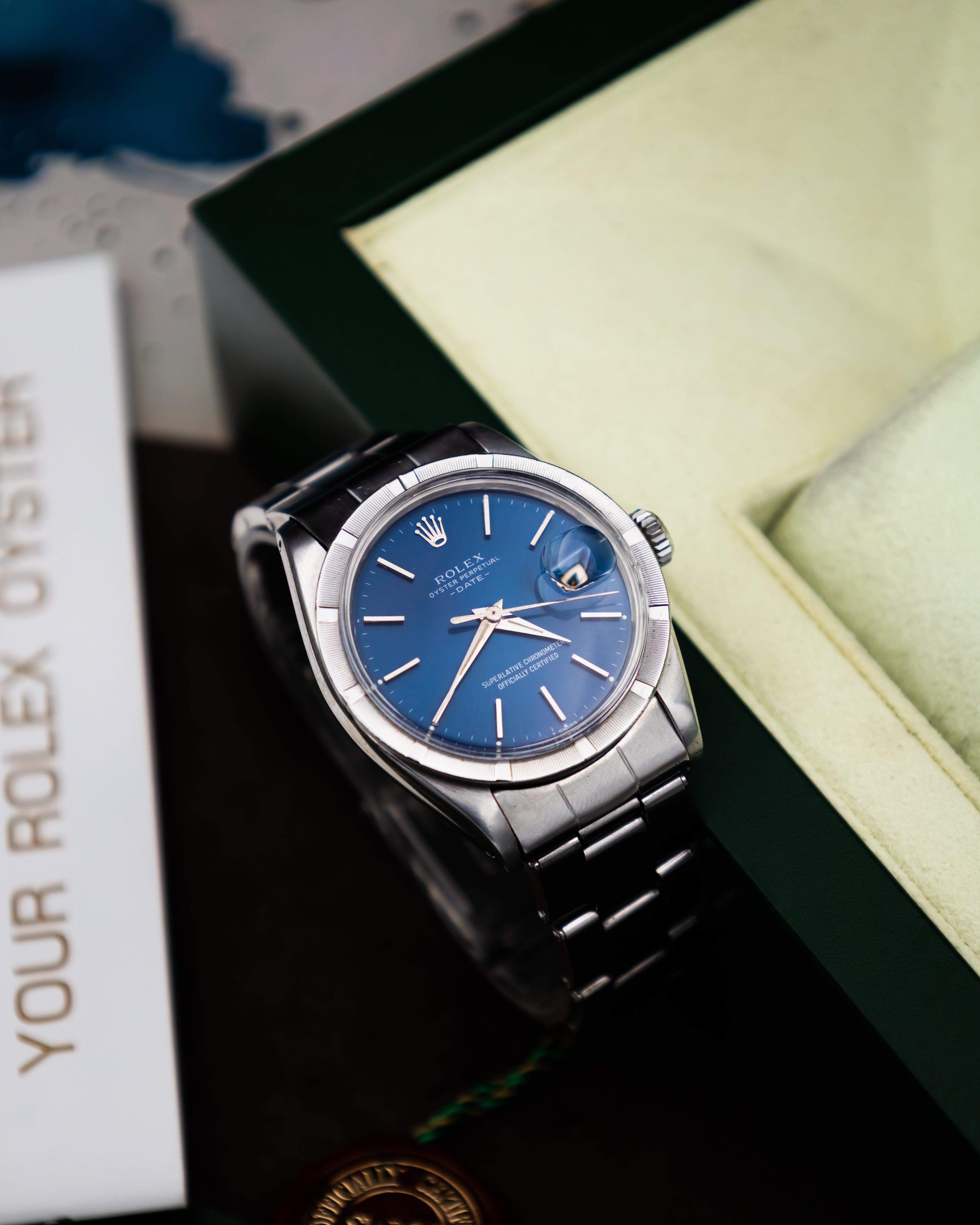 Rolex 1501 Perpetual Date - Blue Dial