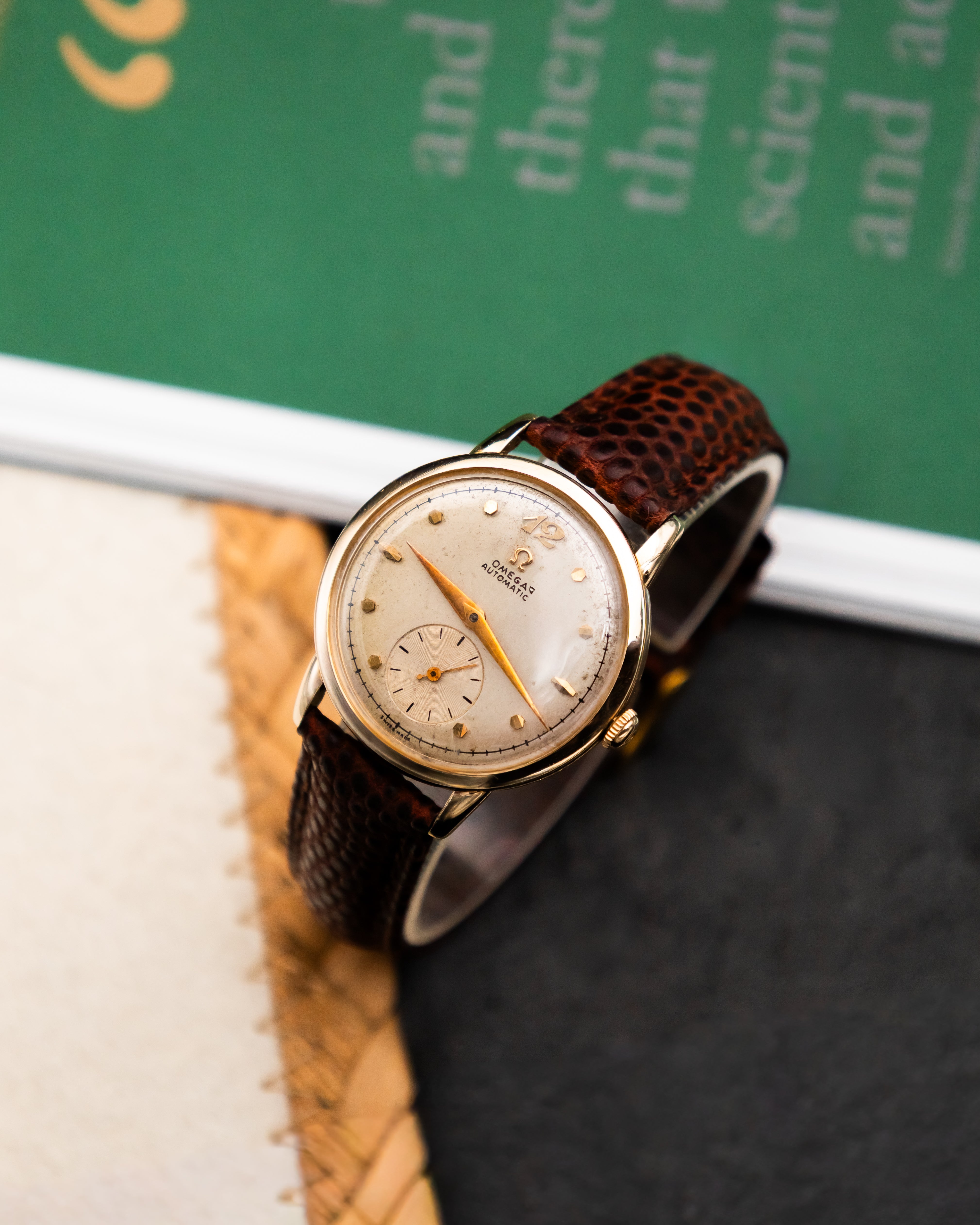 Omega F6212 Automatic Bumper - Ivory Dial