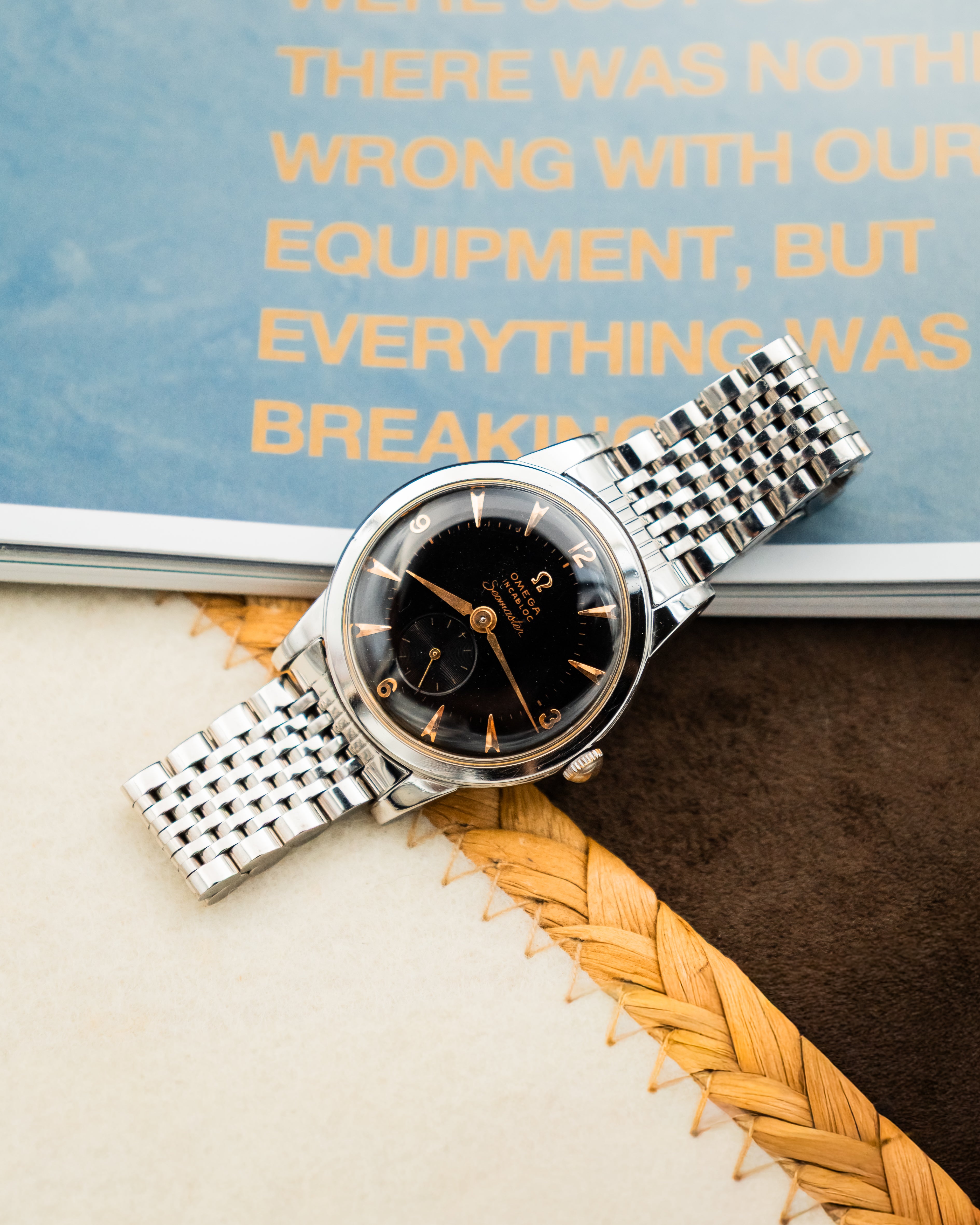 Omega 2657-1 Seamaster Bumper - Black Dial