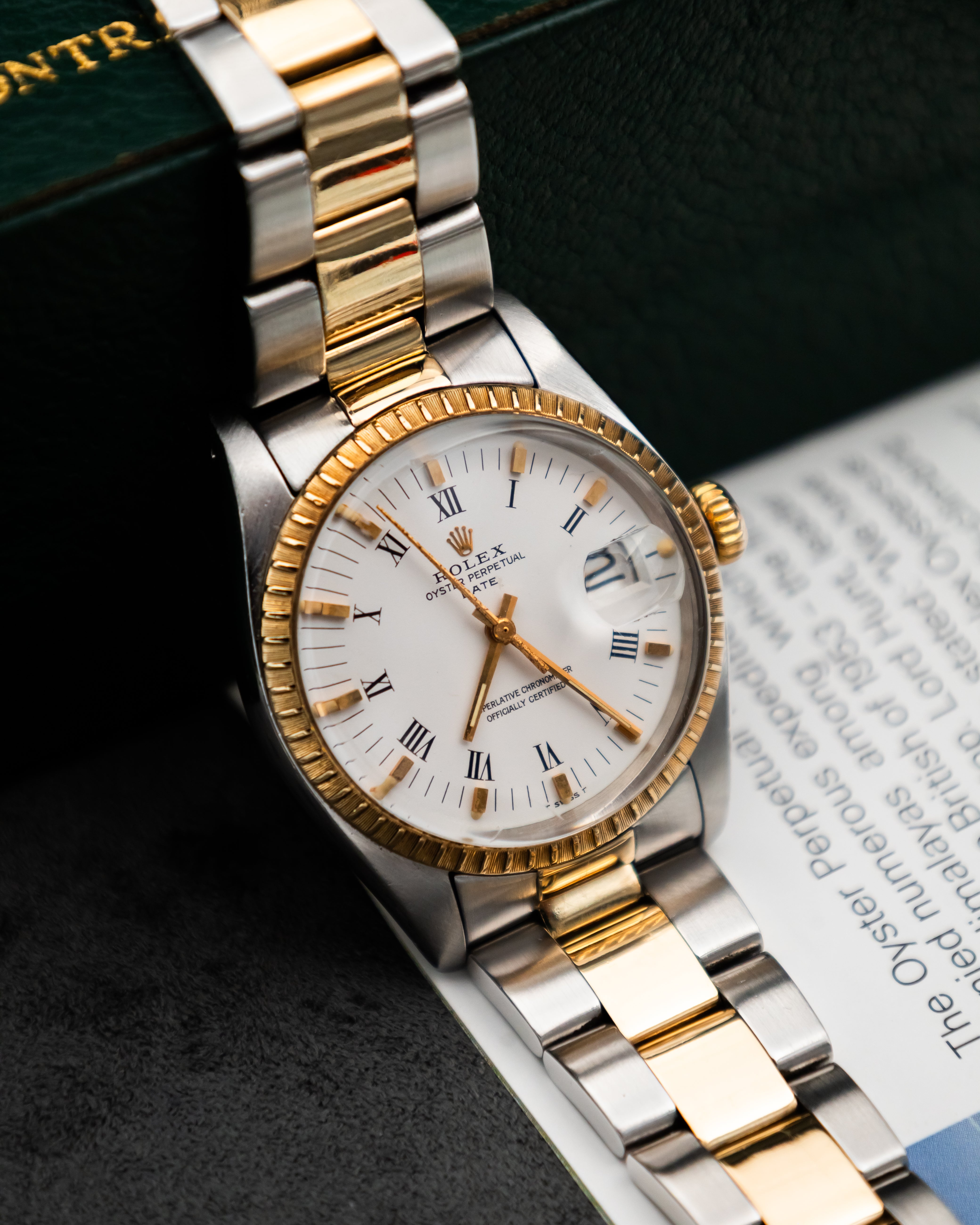Rolex 1505 Perpetual Date - Roman Dial