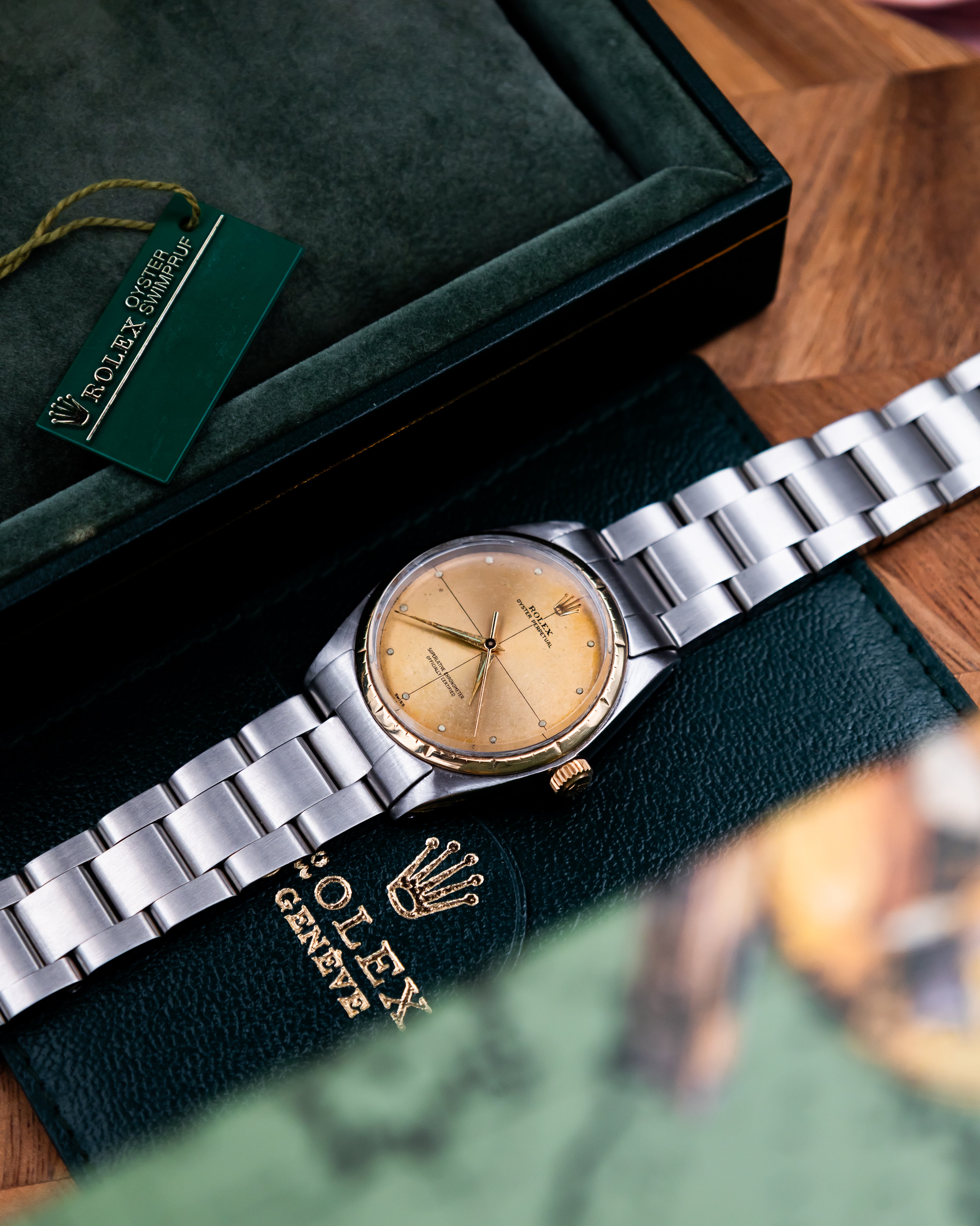 Rolex 1008 Oyster Perpetual- gold dial