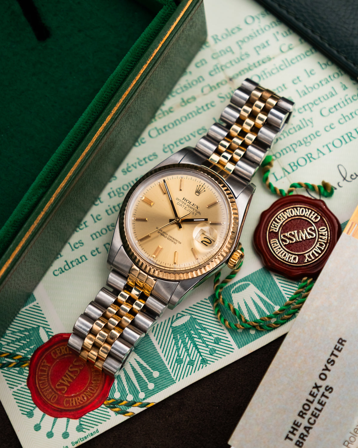 Rolex 16013 Perpetual Datejust - Champagne dial