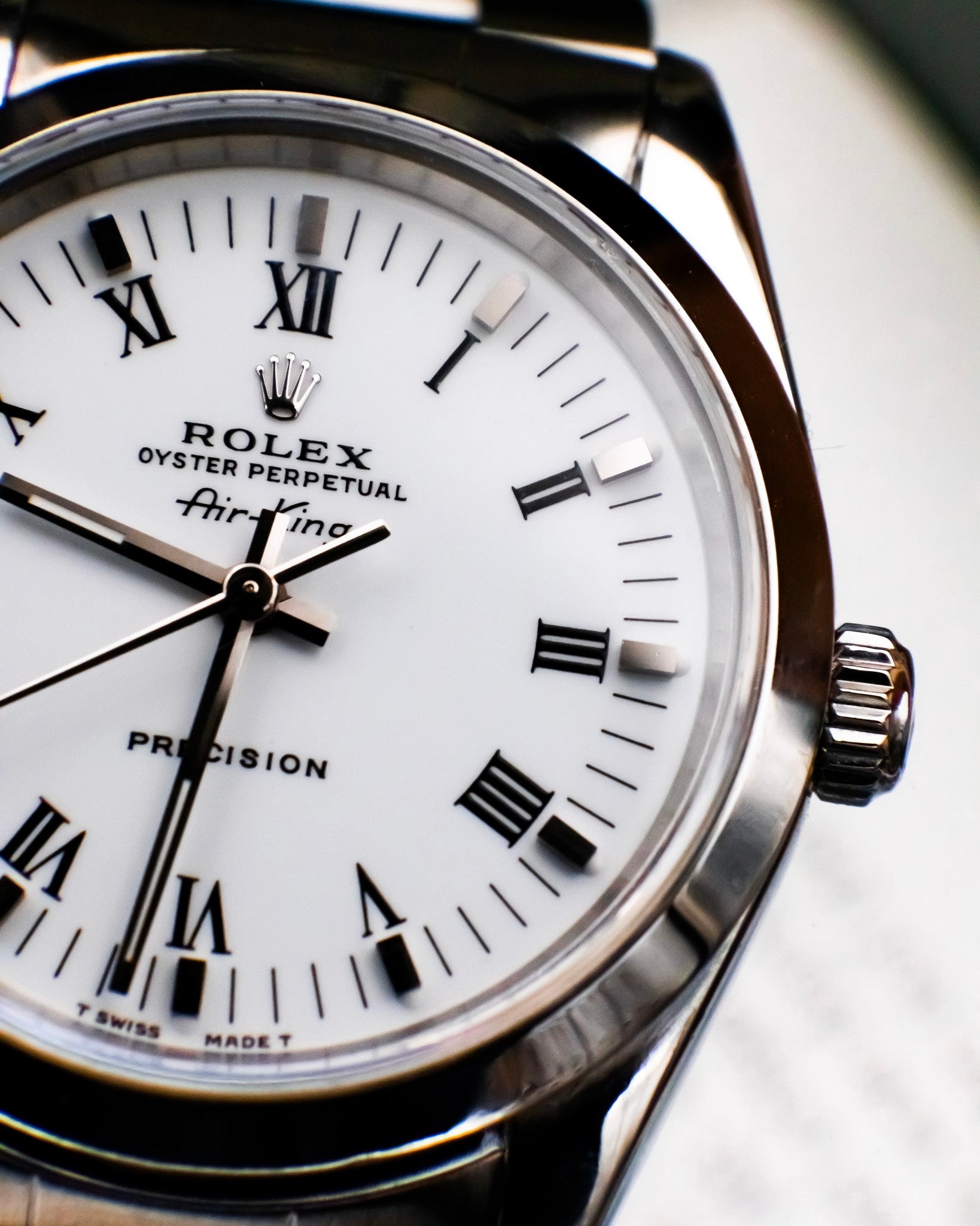 Rolex 14000 Air-king - White dial