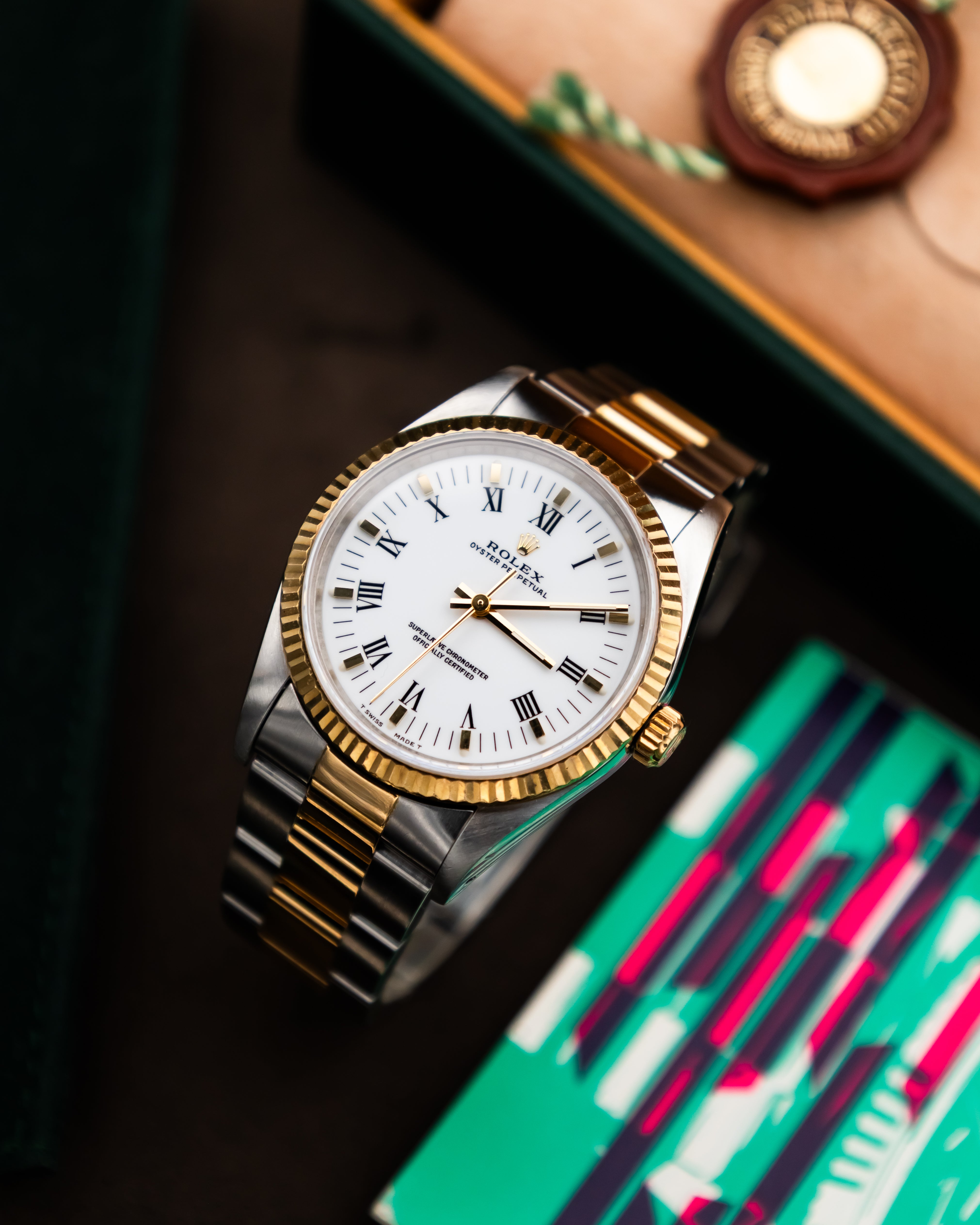Rolex 14233 Oyster Perpetual - Roman Dial