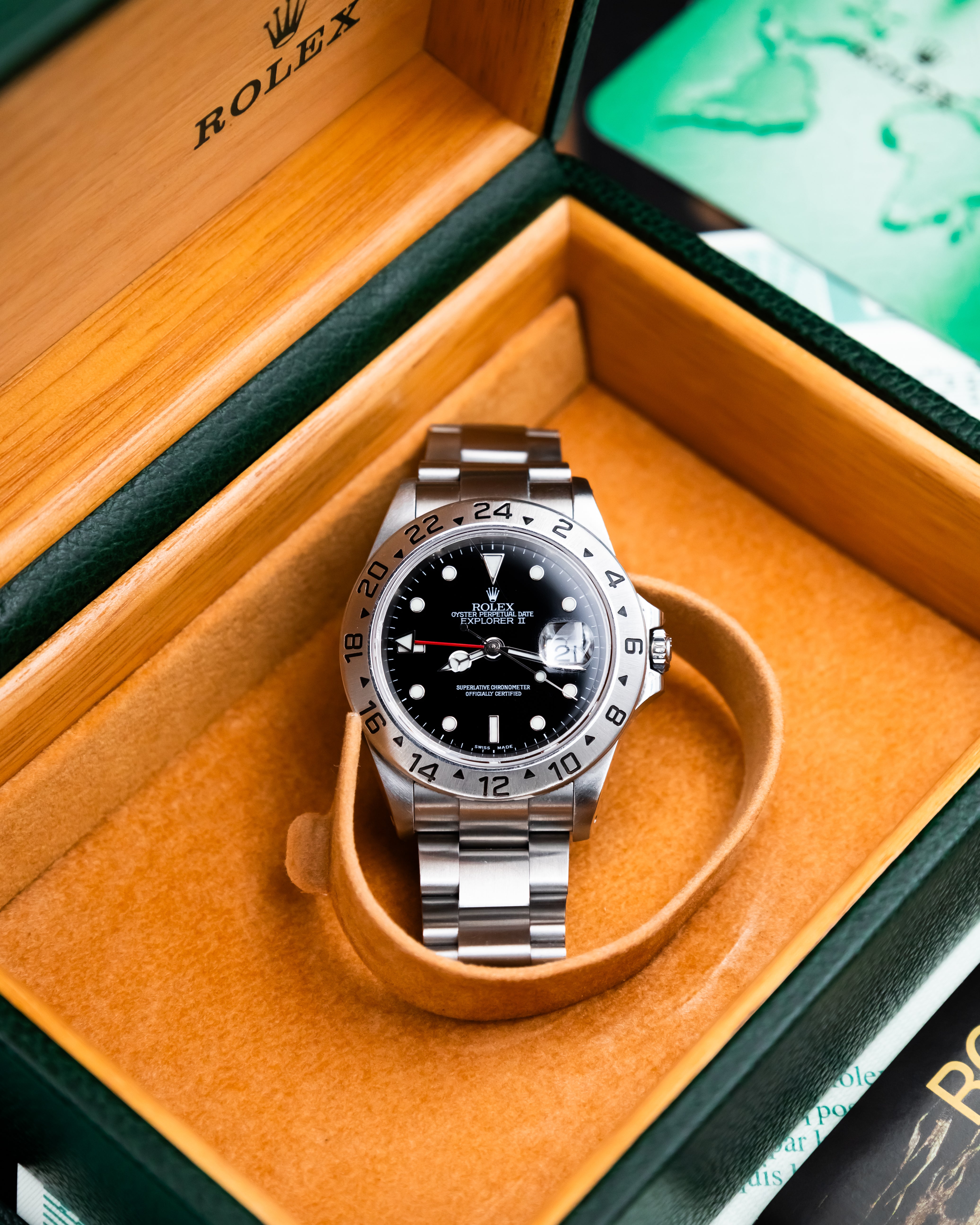 Rolex 16570 Explorer II - Black Dial