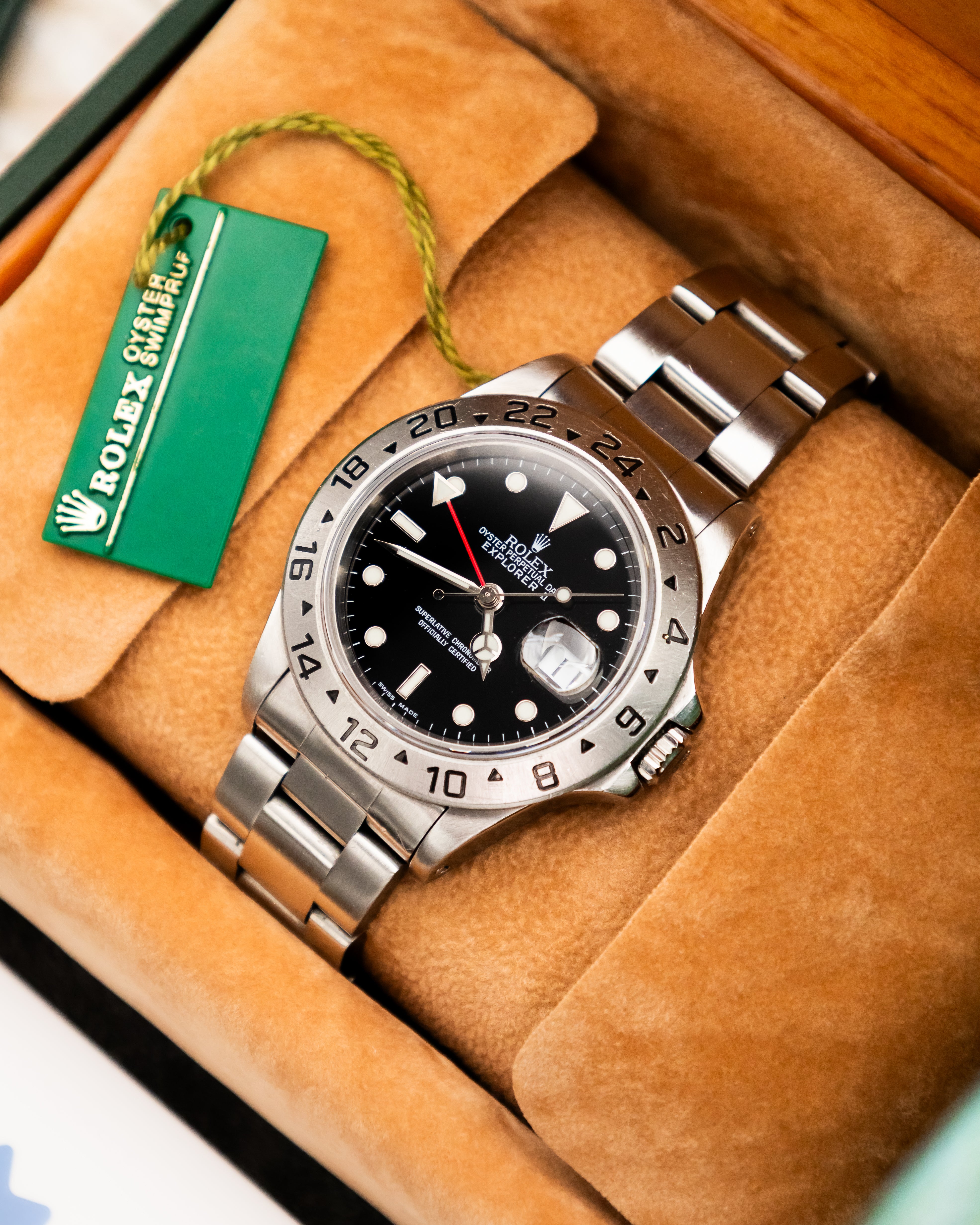 Rolex 16570 Explorer II - Black Dial