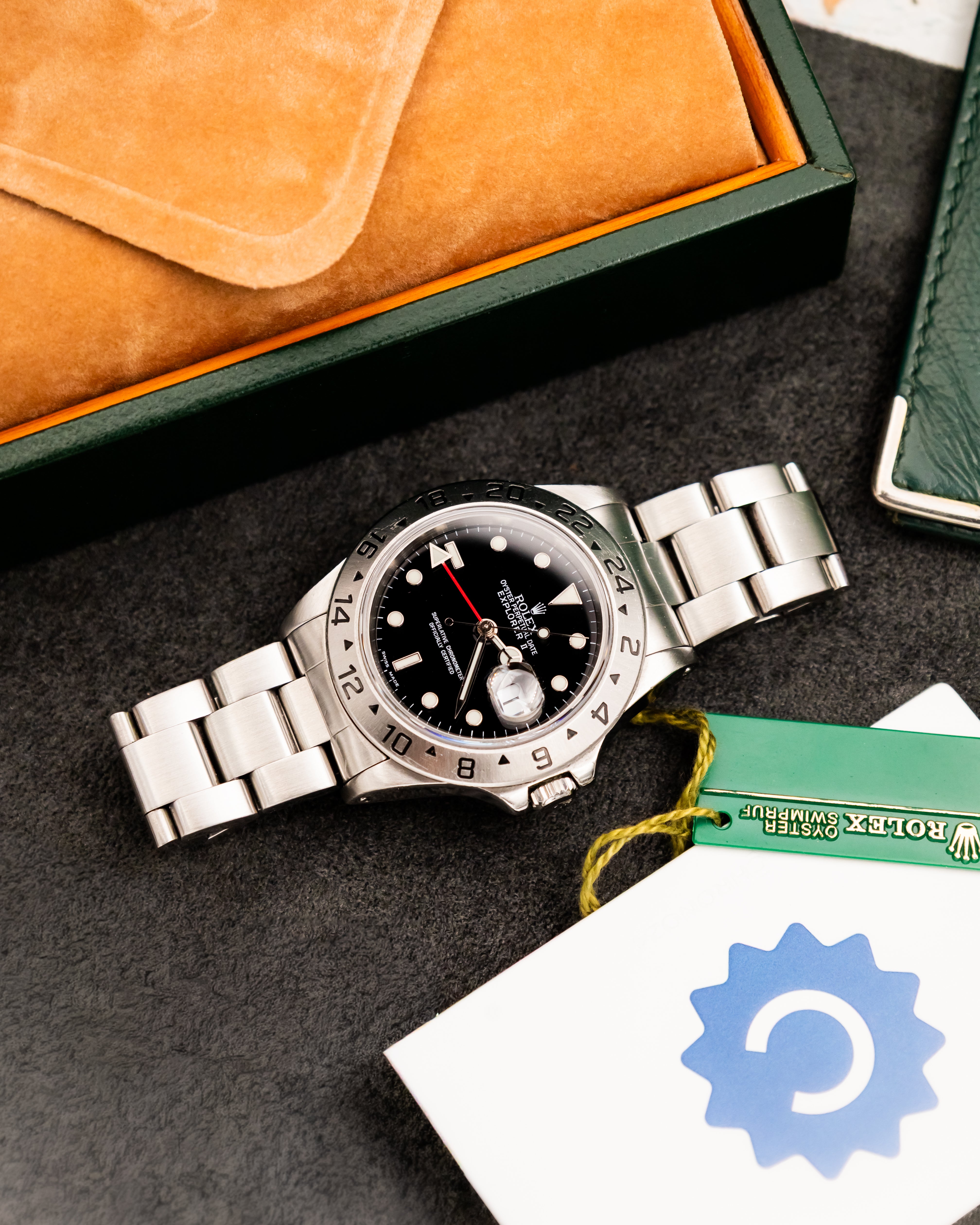 Rolex 16570 Explorer II - Black Dial