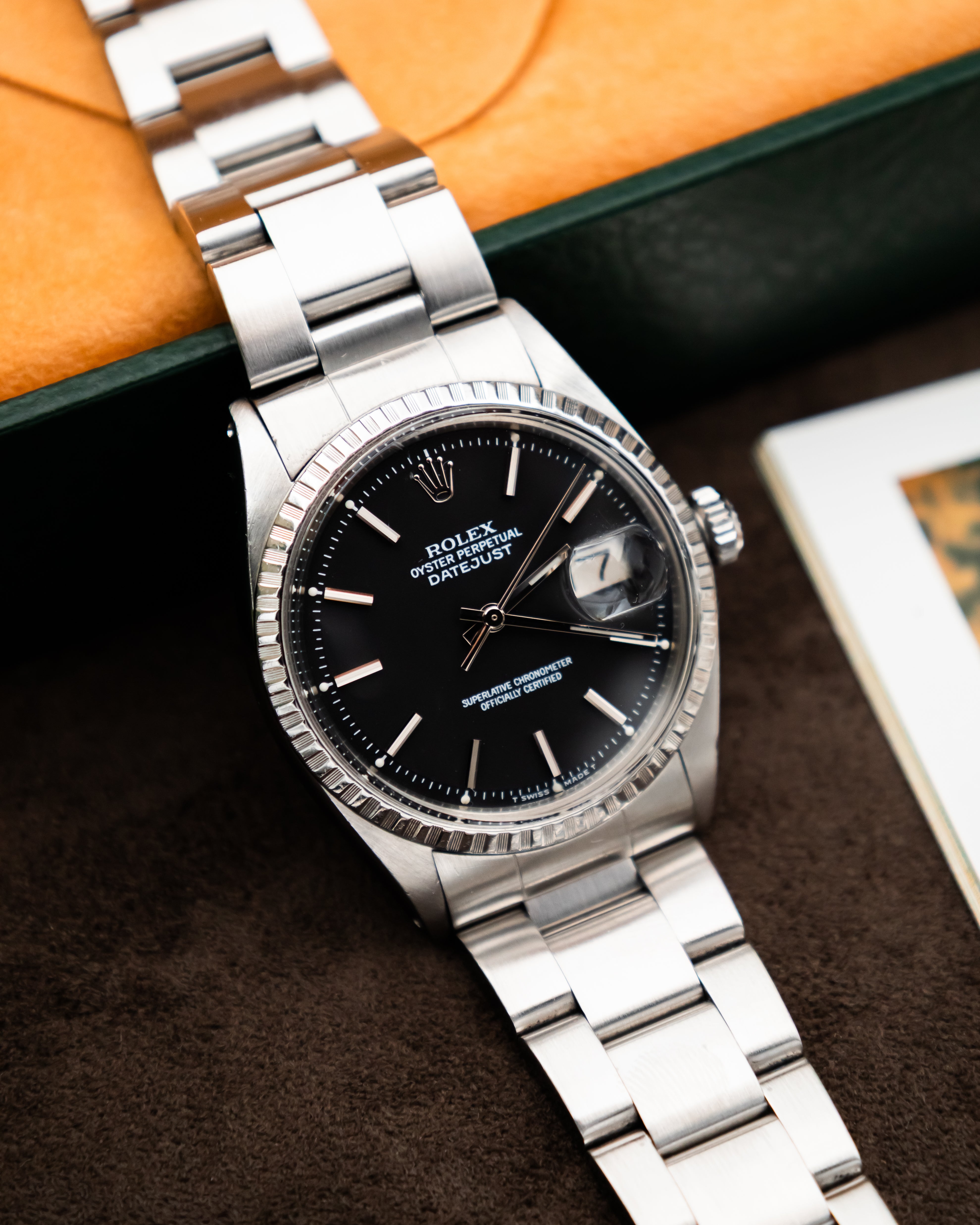 Rolex 1603 Perpetual Datejust - Black Dial