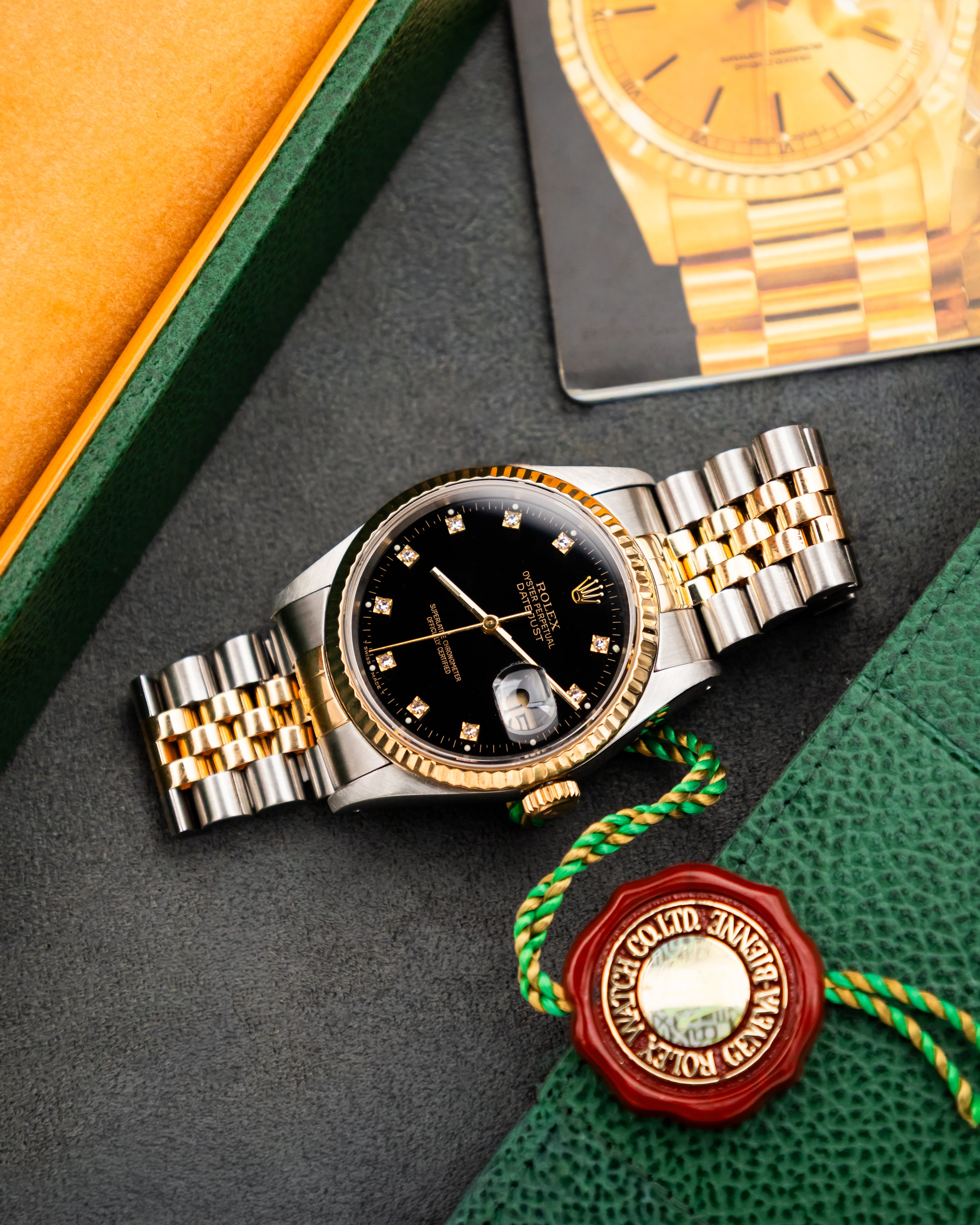 Rolex 16233 Perpetual Datejust - Factory Diamond Set Dial