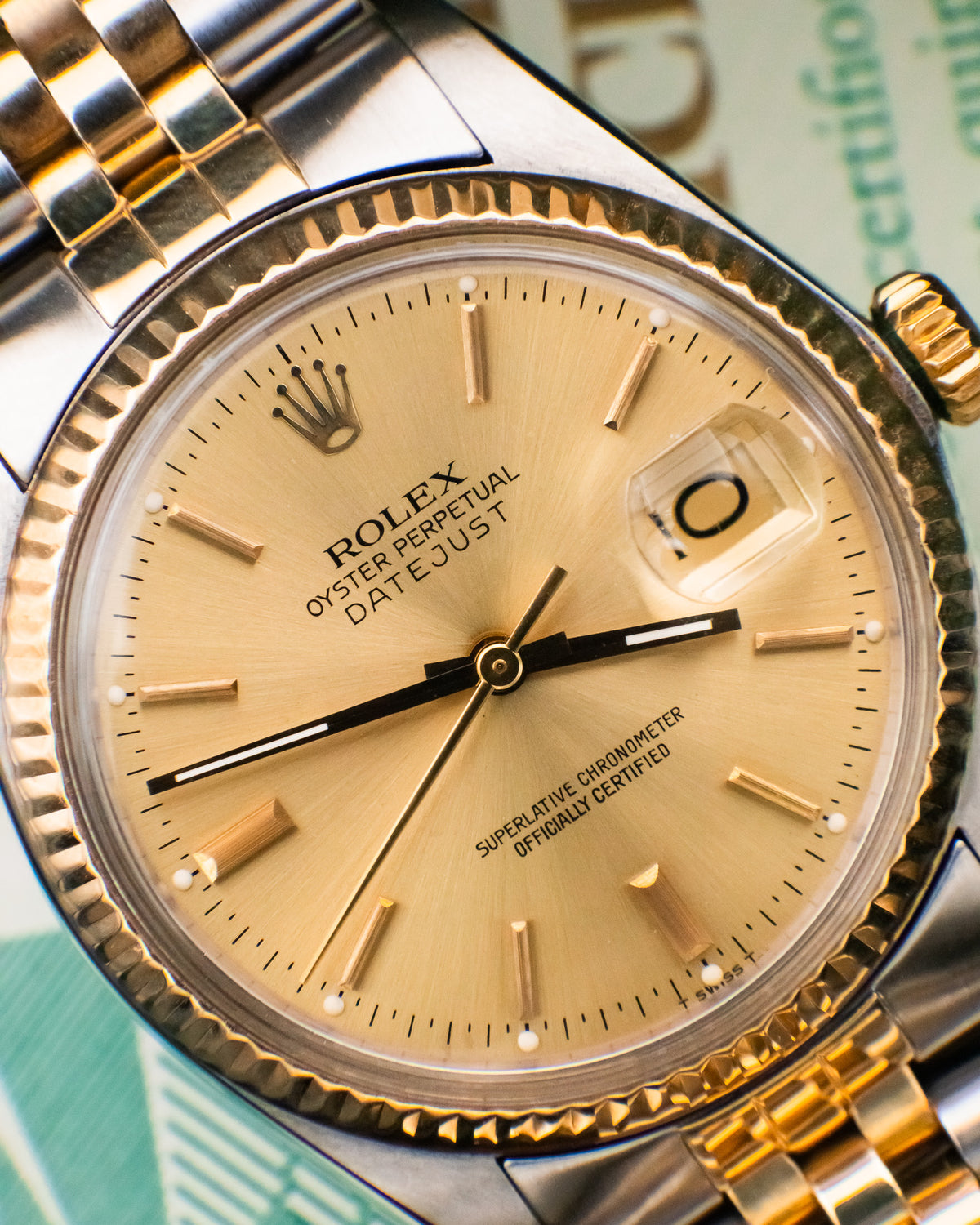 Rolex 16013 Perpetual Datejust - Champagne dial