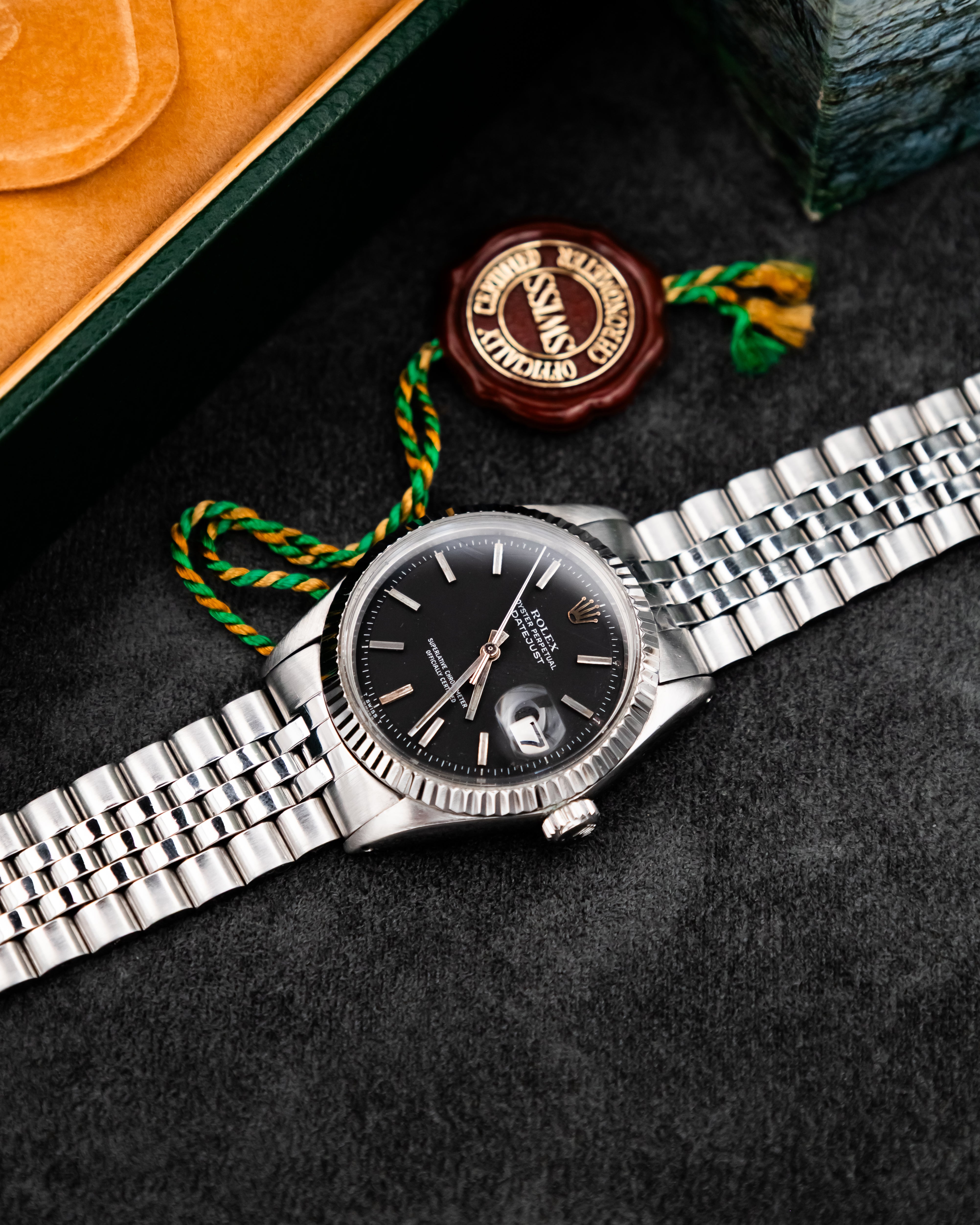 Rolex 1603 Perpetual Datejust - black dial