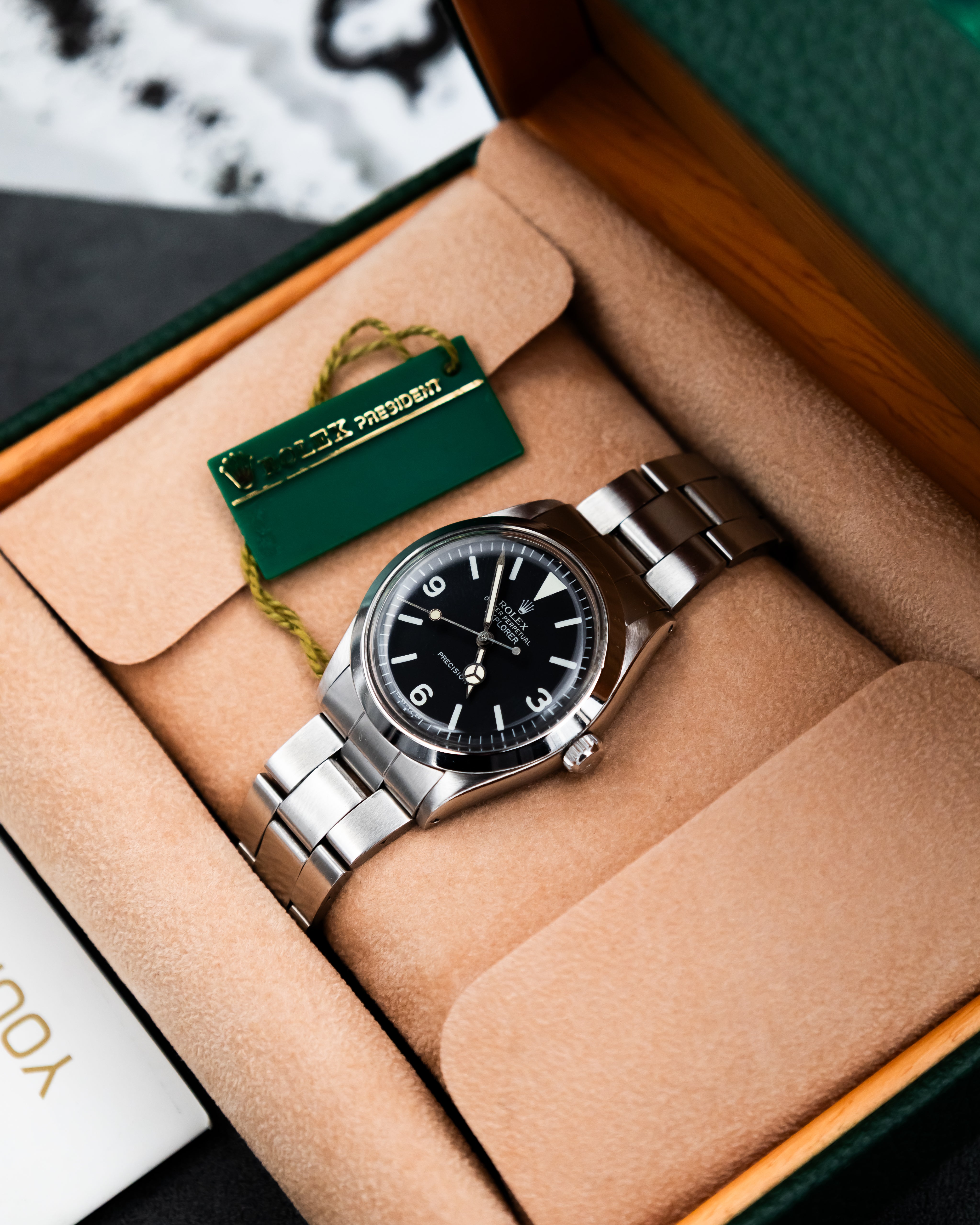 Rolex 5500 Explorer - Black dial