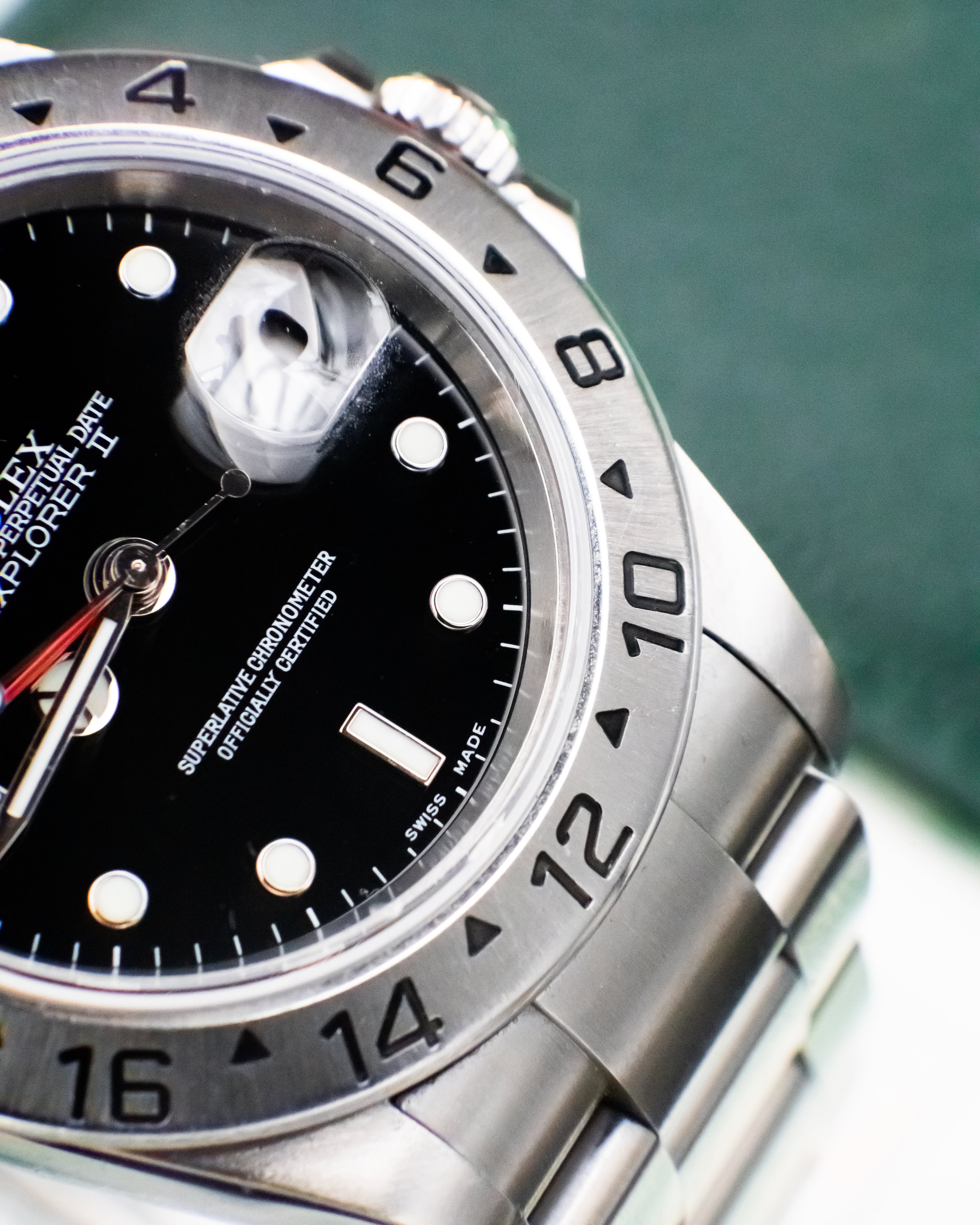Rolex 16570 Explorer II - Black Dial