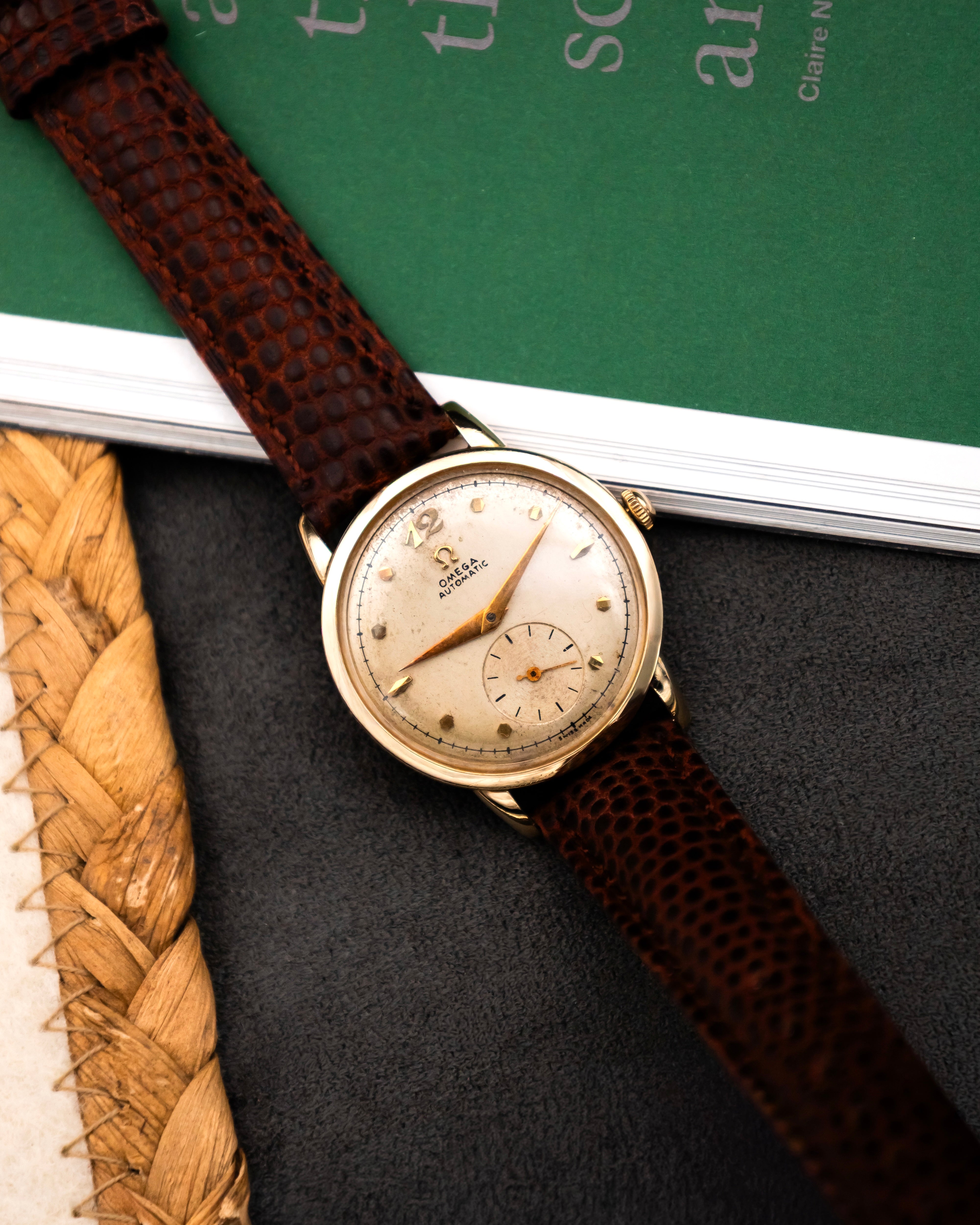 Omega F6212 Automatic Bumper - Ivory Dial