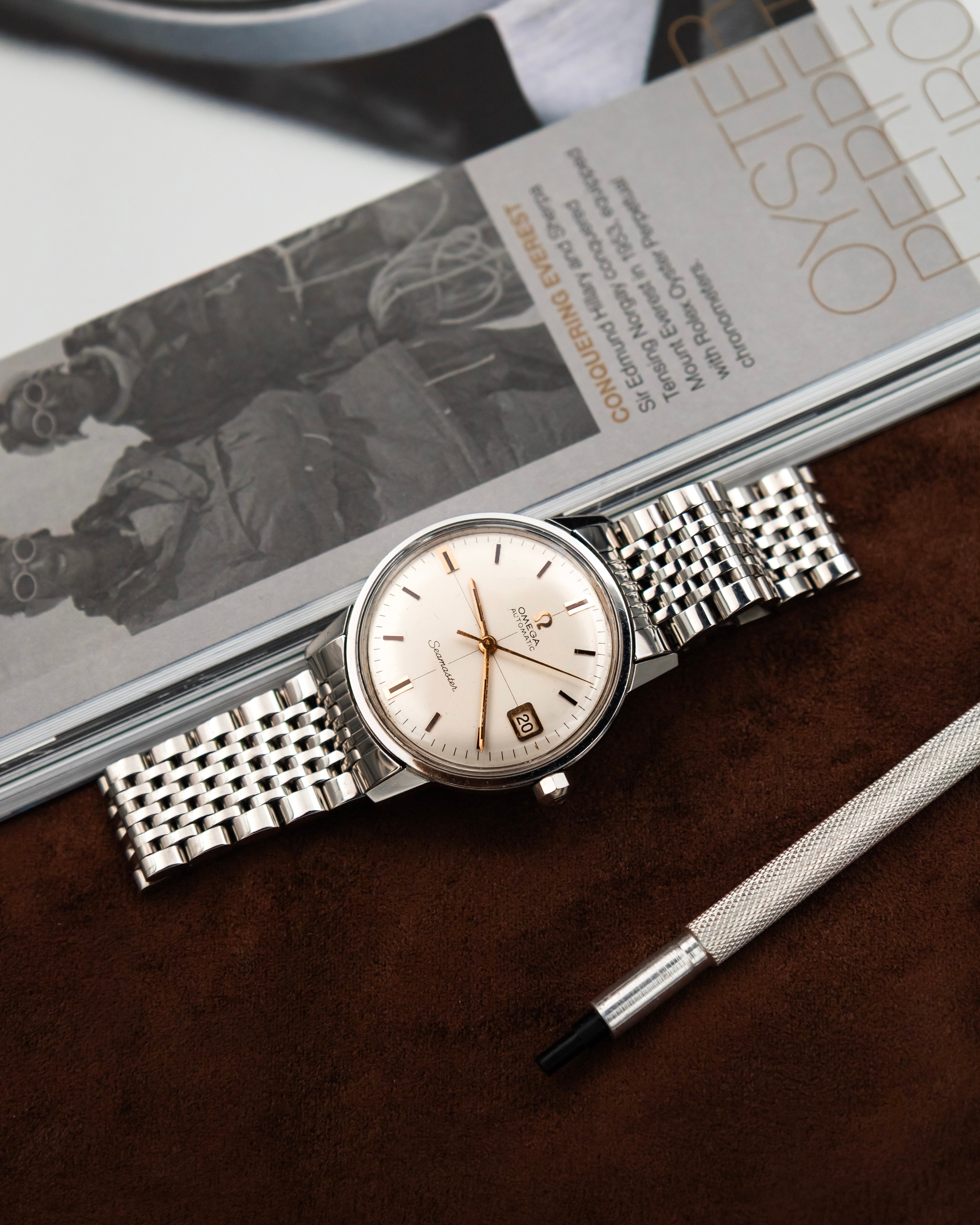 Omega 166.002 Seamaster - White Crosshair dial