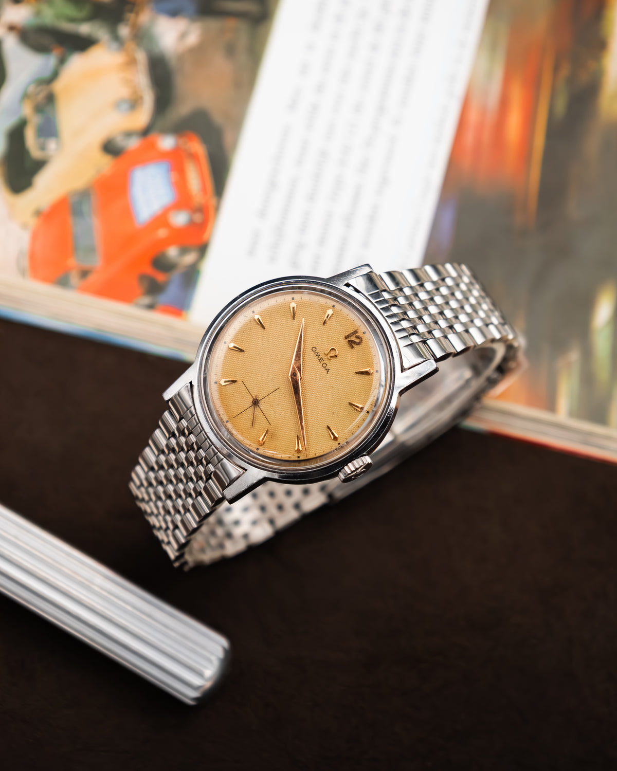 Omega 125.003-62 Seamaster Sub-Second - Waffle Dial