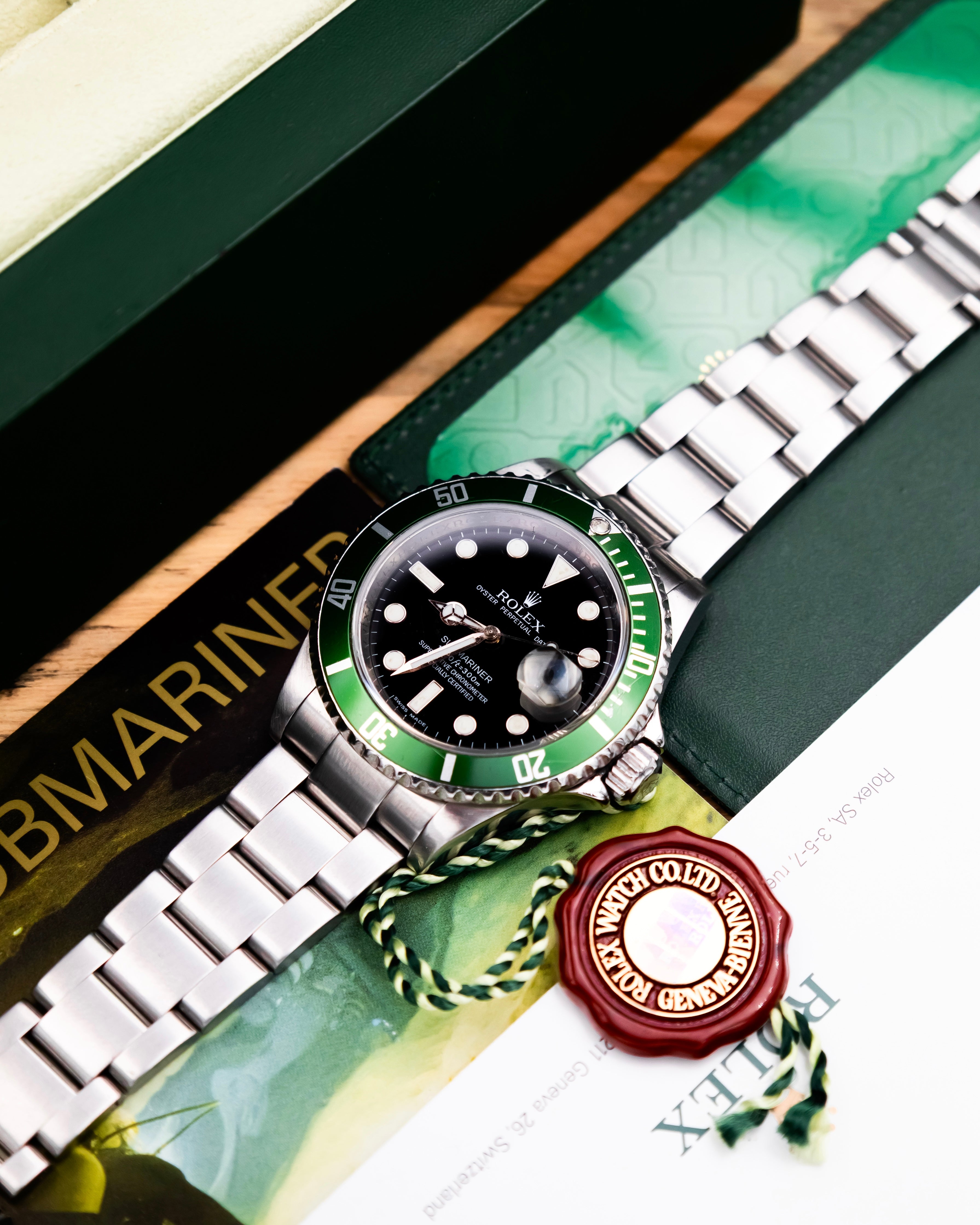 Rolex 16610LV SUBMARINER - black maxi dial
